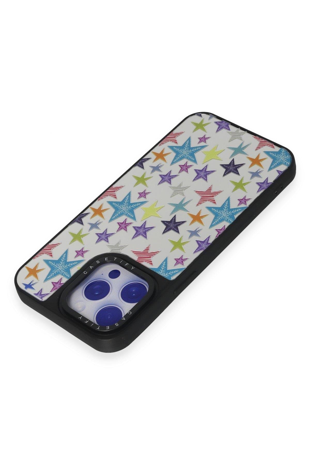 AYNALI KILIFLARNEWFACEMRRR06Apple iPhone 15 Pro Kılıf Mirror Desenli Kapak