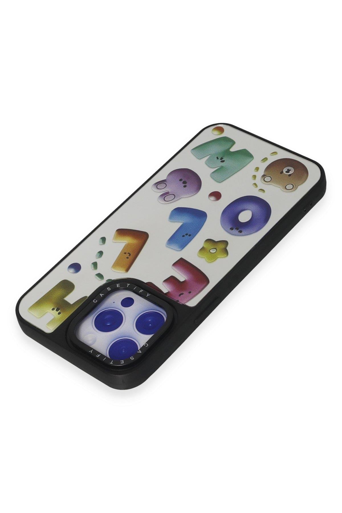 AYNALI KILIFLARNEWFACEMRRR03Apple iPhone 15 Pro Max Kılıf Mirror Desenli Kapak