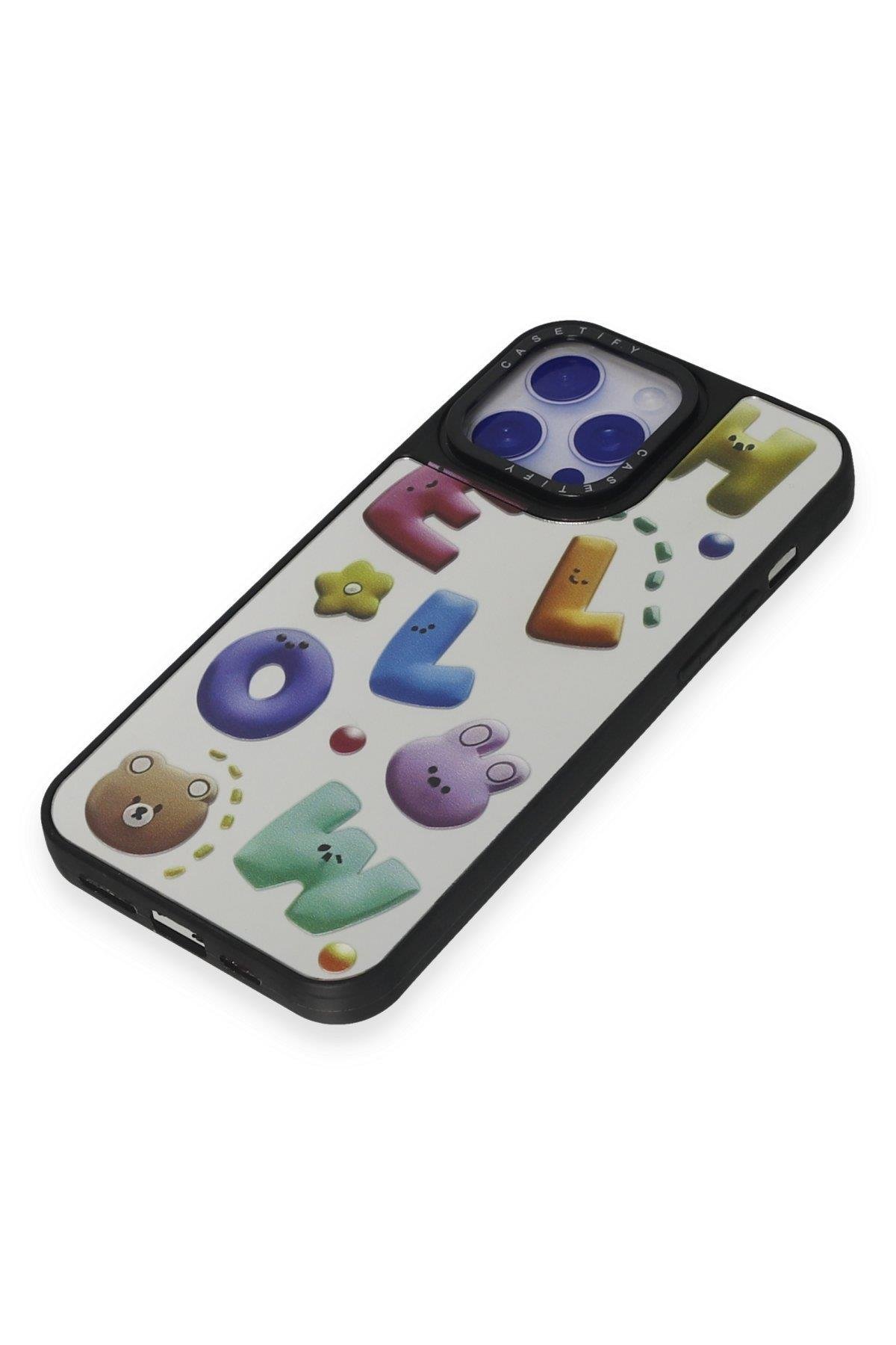 AYNALI KILIFLARNEWFACEMRRR03Apple iPhone 15 Pro Max Kılıf Mirror Desenli Kapak