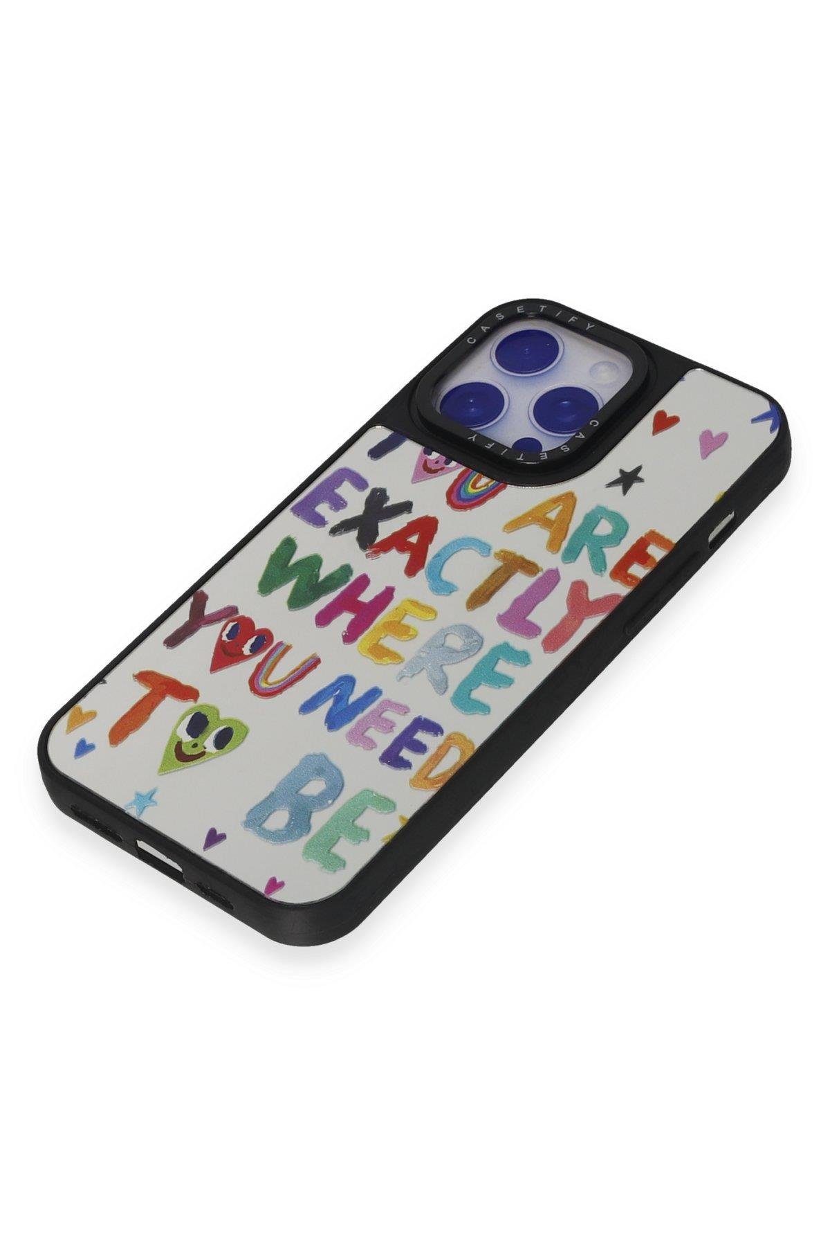 AYNALI KILIFLARNEWFACEMRRR01Apple iPhone 15 Pro Max Kılıf Mirror Desenli Kapak