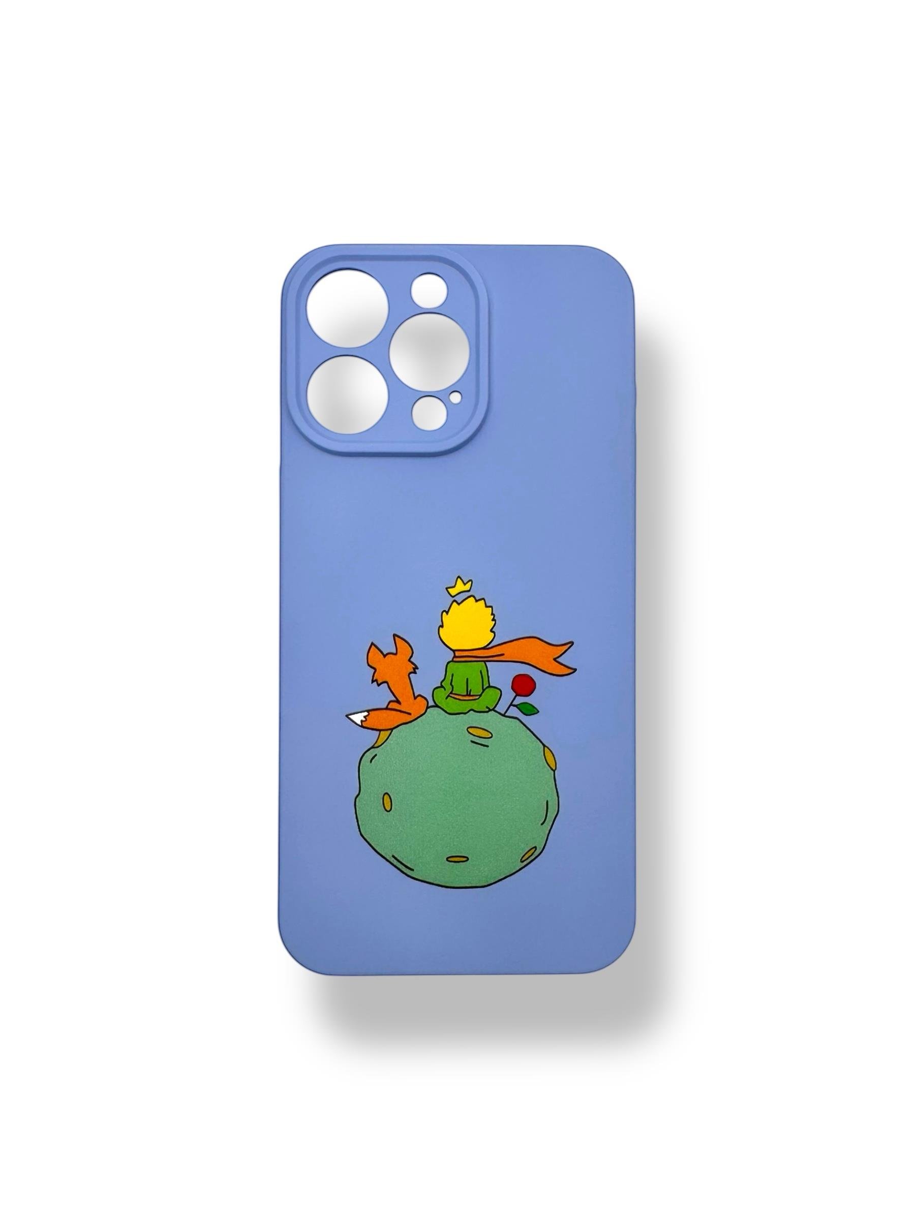 SİLİKON BASKI KILIFLARDIVERSECASESLKN41Apple Iphone 15 Pro Max Silikon Küçük Prens Baskı Kılıf - Lila