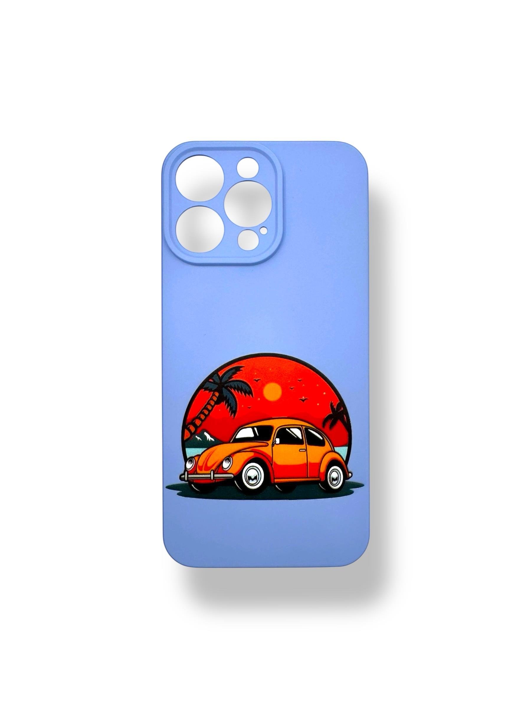 SİLİKON BASKI KILIFLARDIVERSECASESLKN52Apple Iphone 15 Pro Max Silikon Vosvos Baskı Kılıf - Lila