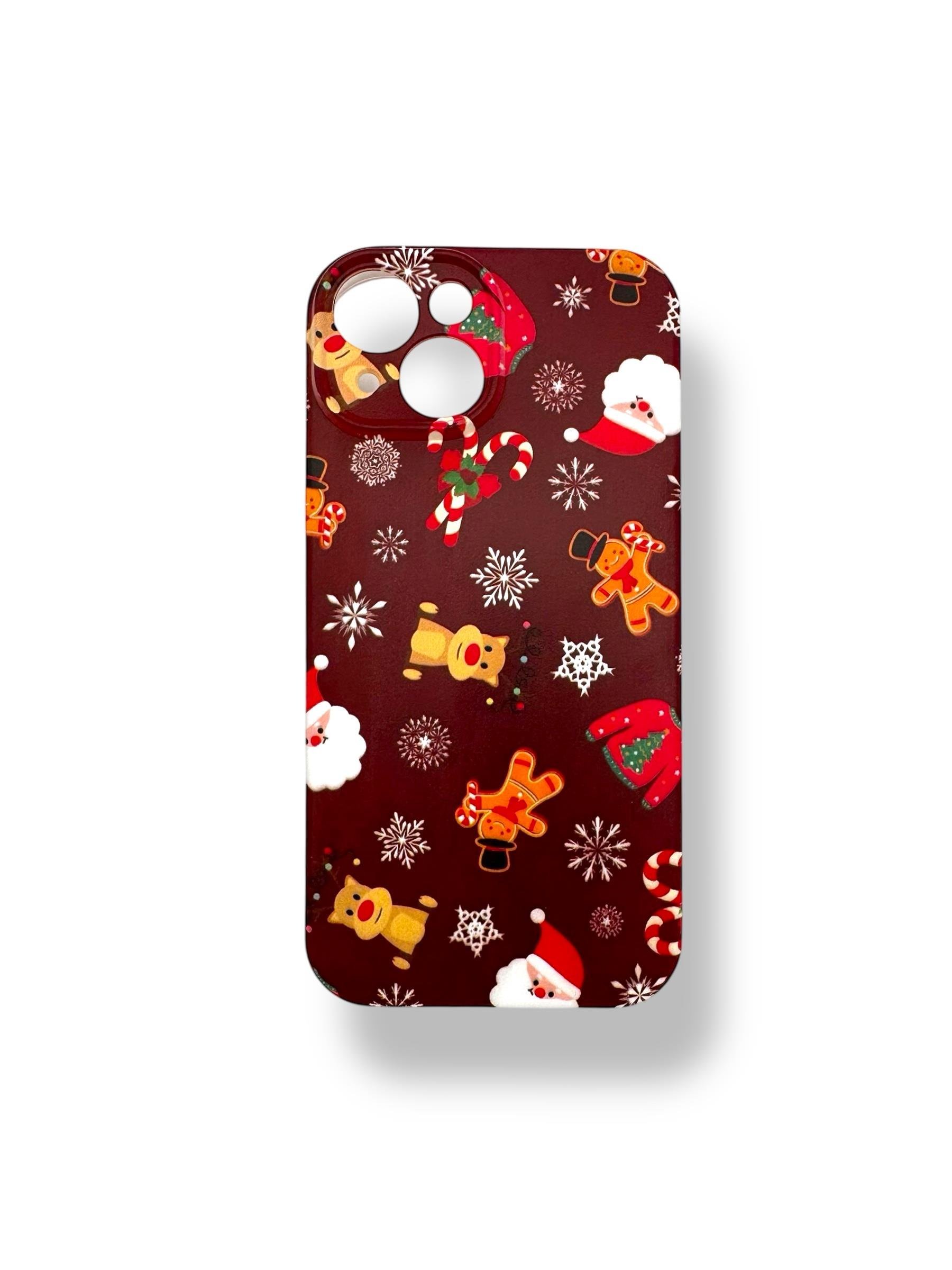 SİLİKON BASKI KILIFLARDIVERSECASESLKN66Apple Iphone 15 Silikon Yılbaşı Tema 3 Baskı Kılıf