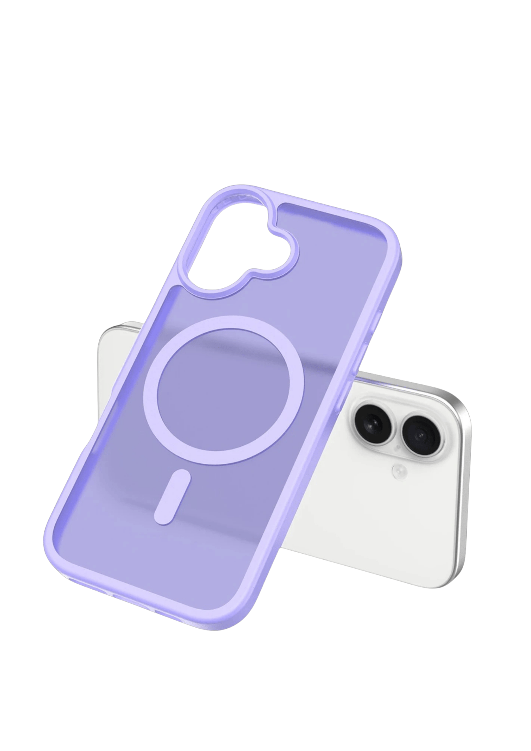 MAGSAFE KILIFLARJOKOJTSKN19Apple iPhone 16 Plus Jota MagSafe Uyumlu Şeffaf Telefon Kılıfı – Lila