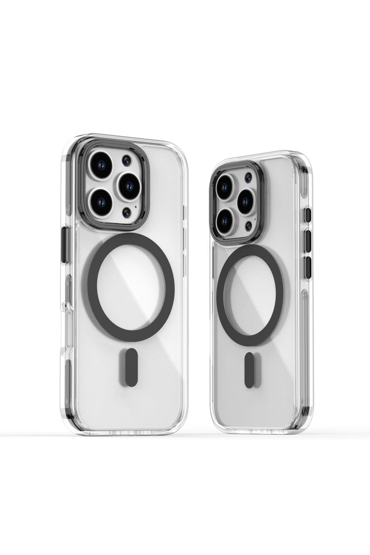 MAGSAFE KILIFLARJOKOBELLA08Apple iPhone 16 Pro Bella Magsafe Kapak - Siyah