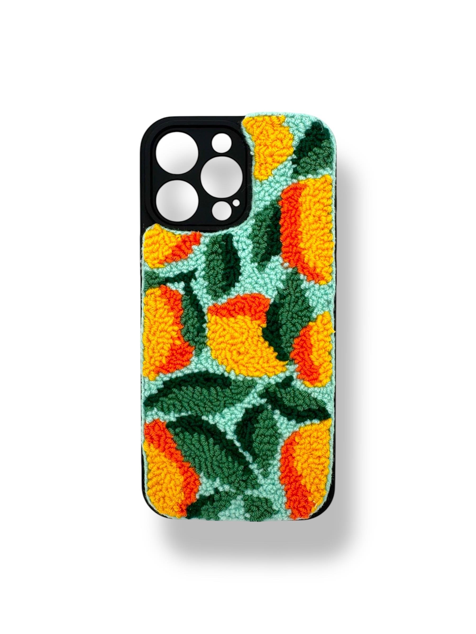 PUNCH İŞLEMELİ KILIFLARDIVERSECASEPNCH57Apple Iphone 16 Pro Max İşlemeli Kılıf - Limon Desenli