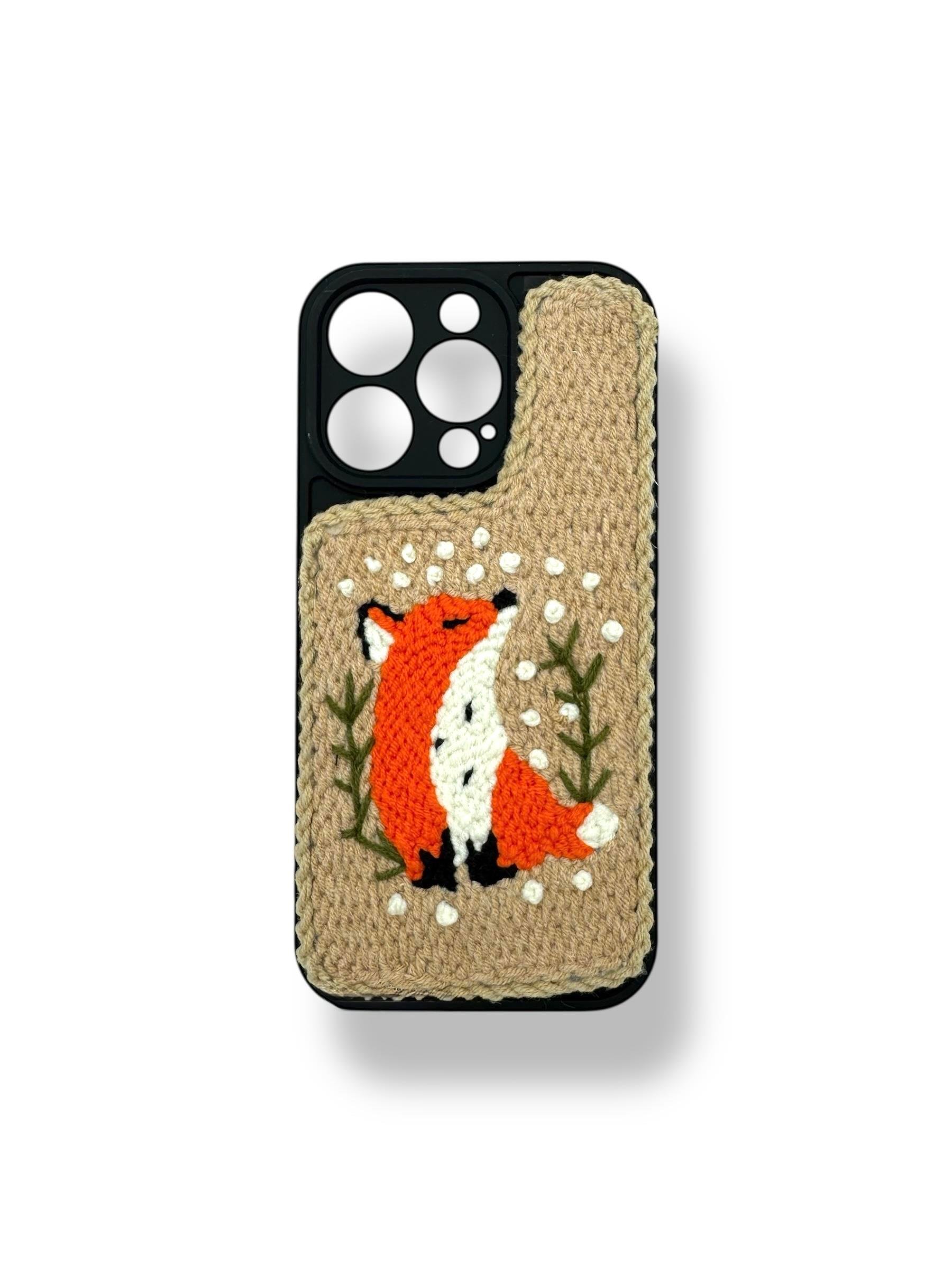 PUNCH İŞLEMELİ KILIFLARDIVERSECASEPNCH179Apple Iphone 16 Pro Max Punch İşlemeli Kılıf - Kızıl Tilki Desenli