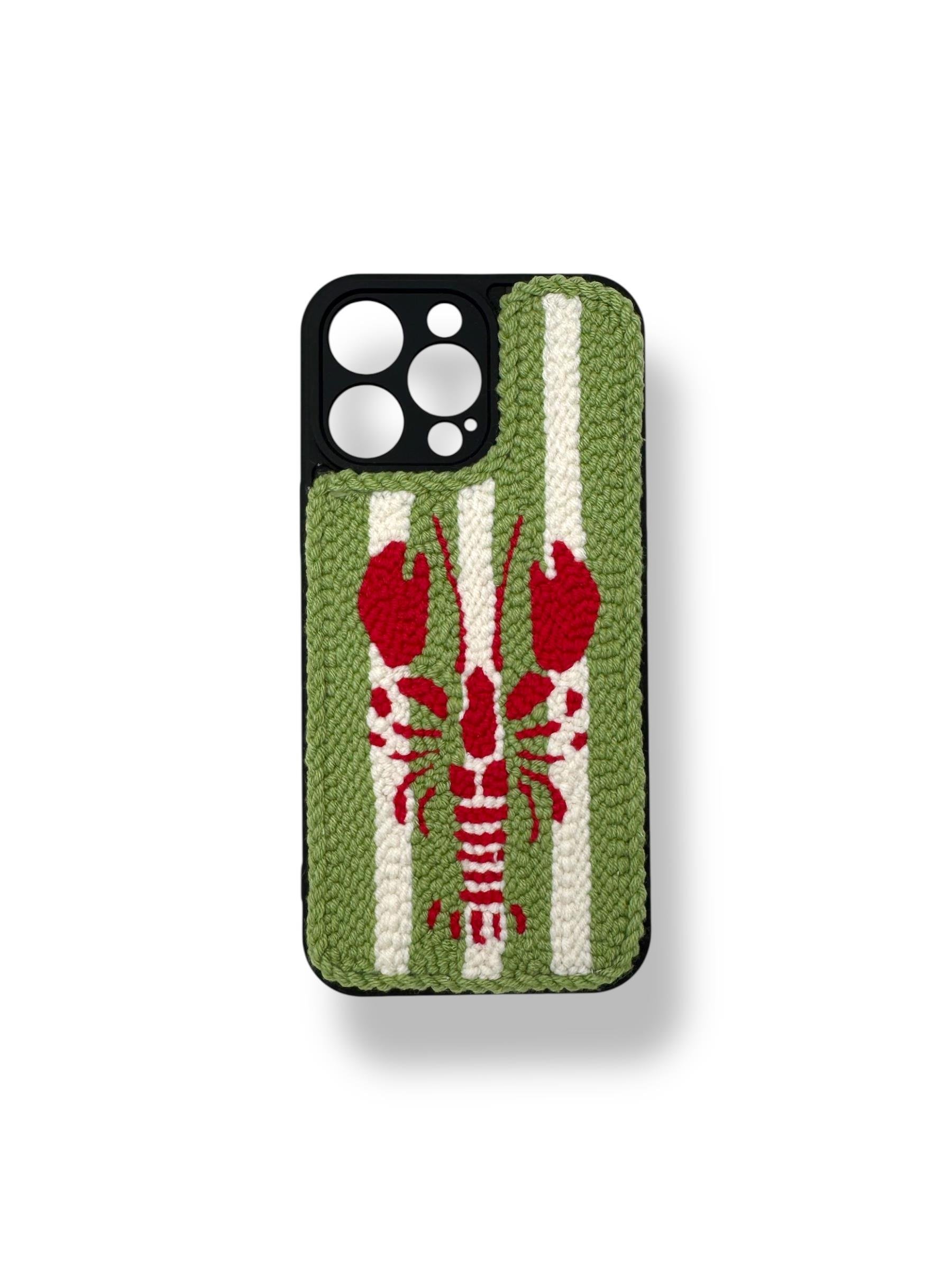 PUNCH İŞLEMELİ KILIFLARDIVERSECASEPNCH147Apple Iphone 16 Pro Punch İşlemeli Kılıf - Istakoz Desenli