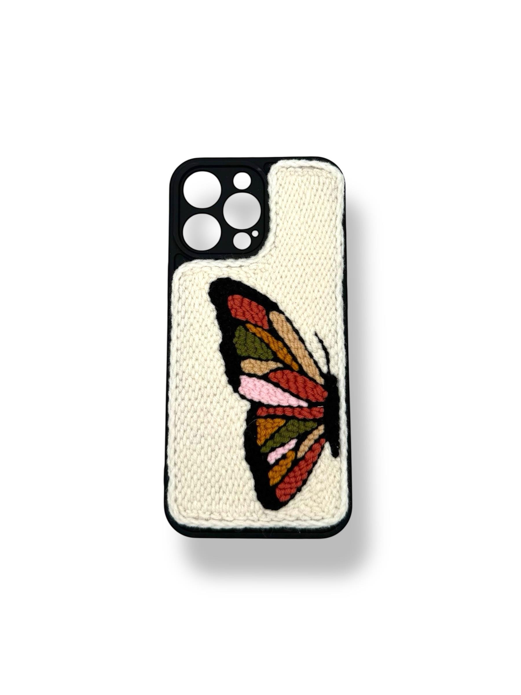 PUNCH İŞLEMELİ KILIFLARDIVERSECASEPNCH137Apple Iphone 16 Pro Punch İşlemeli Kılıf - Kelebek Desenli