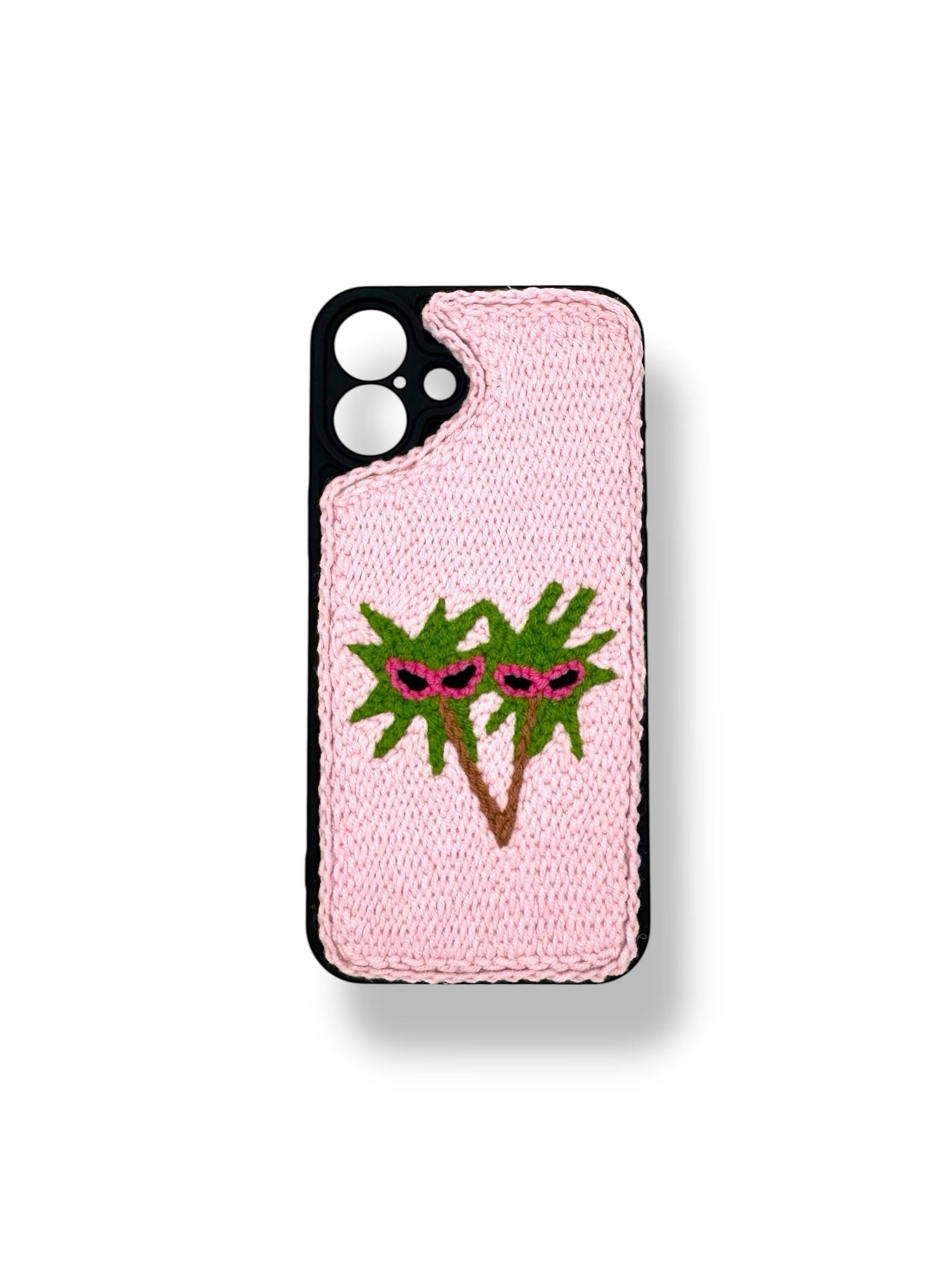 PUNCH İŞLEMELİ KILIFLARDIVERSECASEPNCH161Apple Iphone 16 Punch İşlemeli Kılıf - Cool Palmiye Desenli