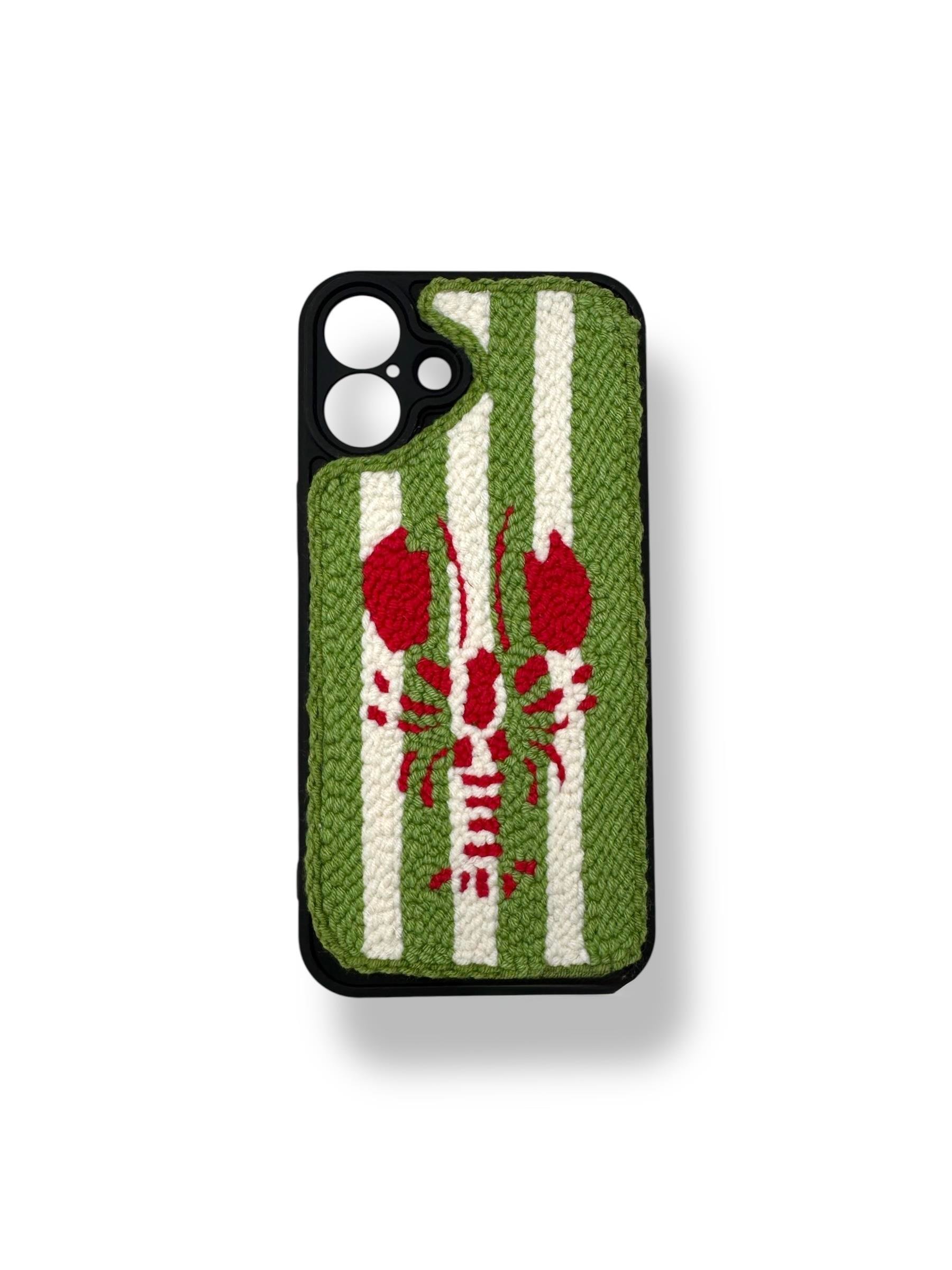 PUNCH İŞLEMELİ KILIFLARDIVERSECASEPNCH152Apple Iphone 16 Punch İşlemeli Kılıf - Istakoz Desenli