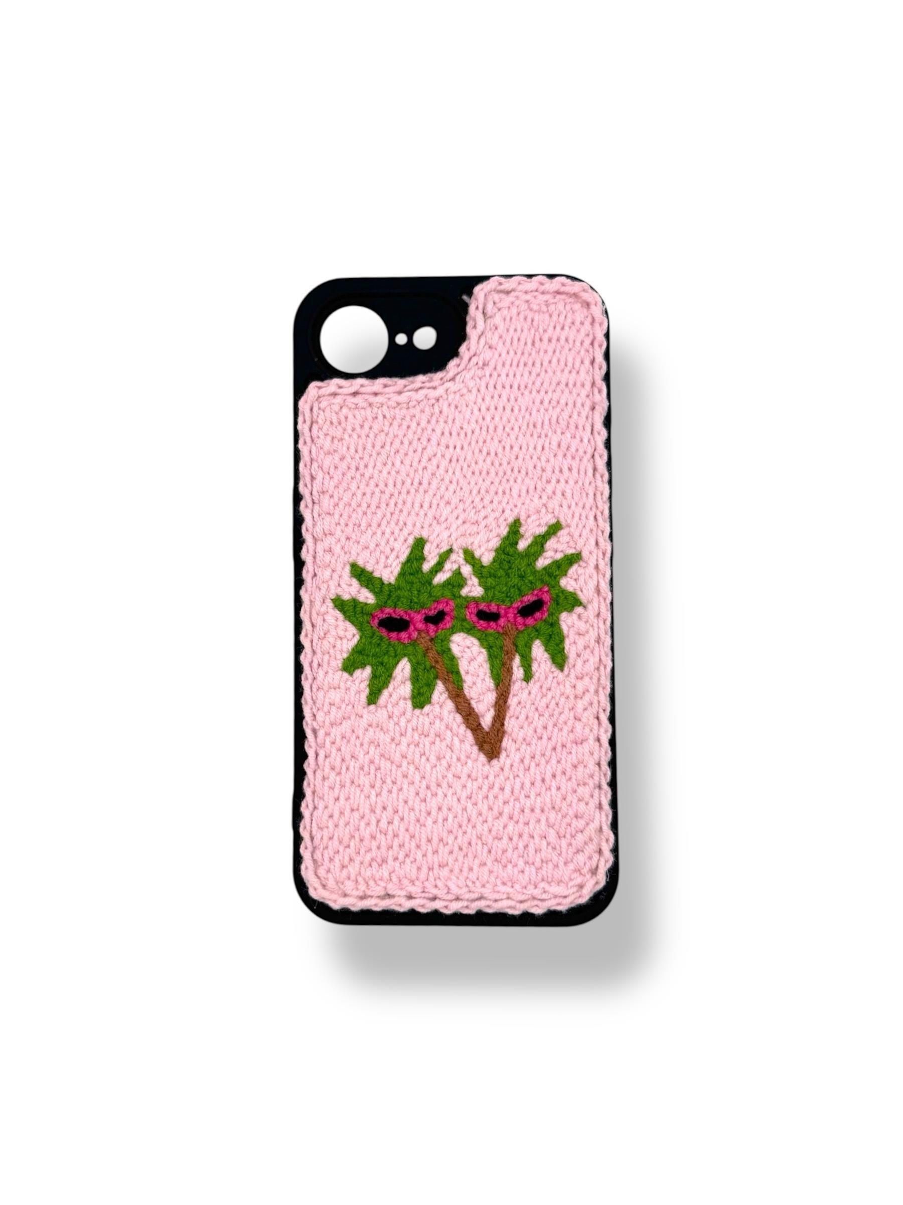 PUNCH İŞLEMELİ KILIFLARDIVERSECASEPNCH157Apple Iphone 16e Punch İşlemeli Kılıf - Cool Palmiye Desenli