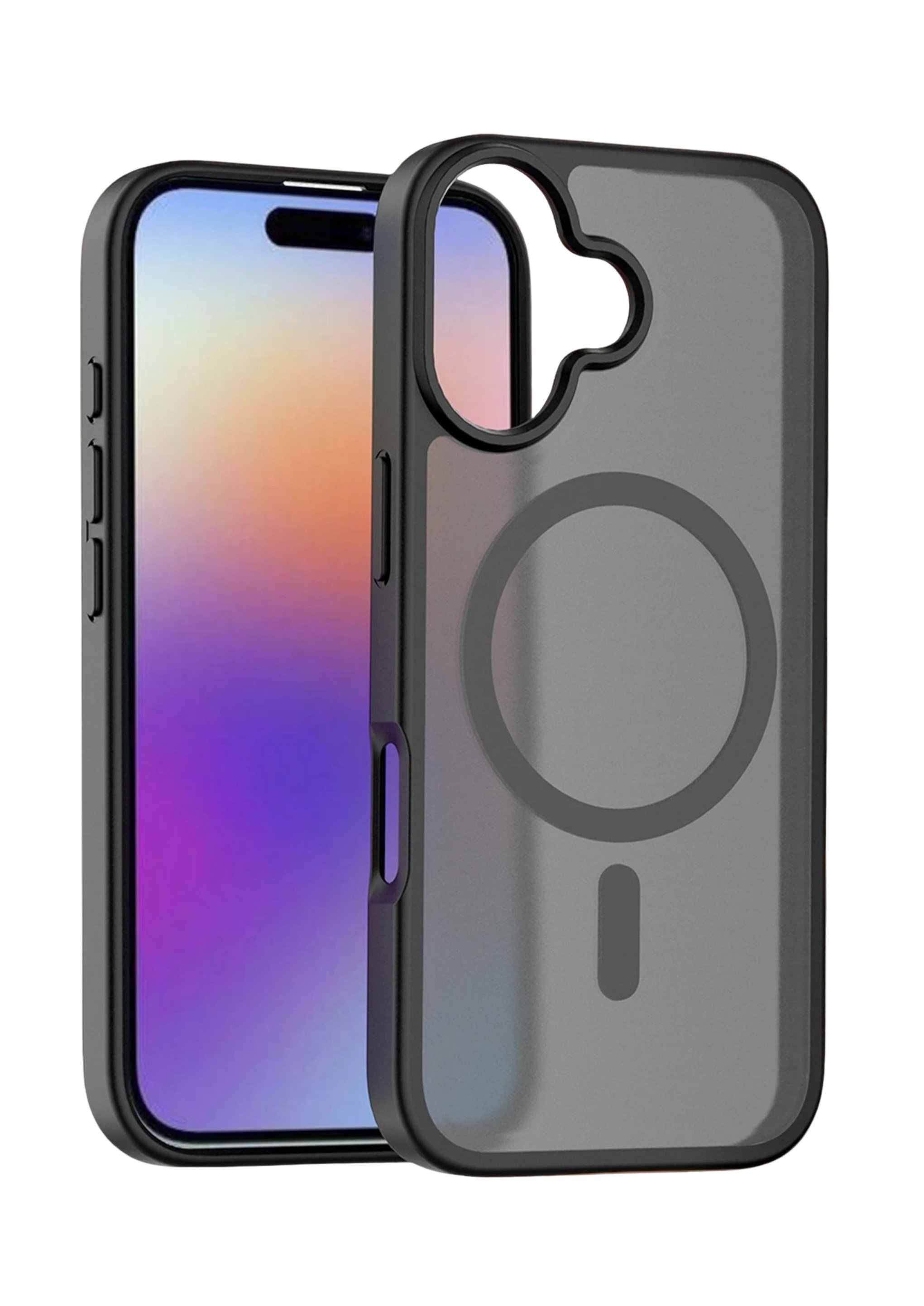 MAGSAFE KILIFLARJOKOJTSKN20Apple iPhone 17 Jota MagSafe Uyumlu Şeffaf Telefon Kılıfı – Siyah