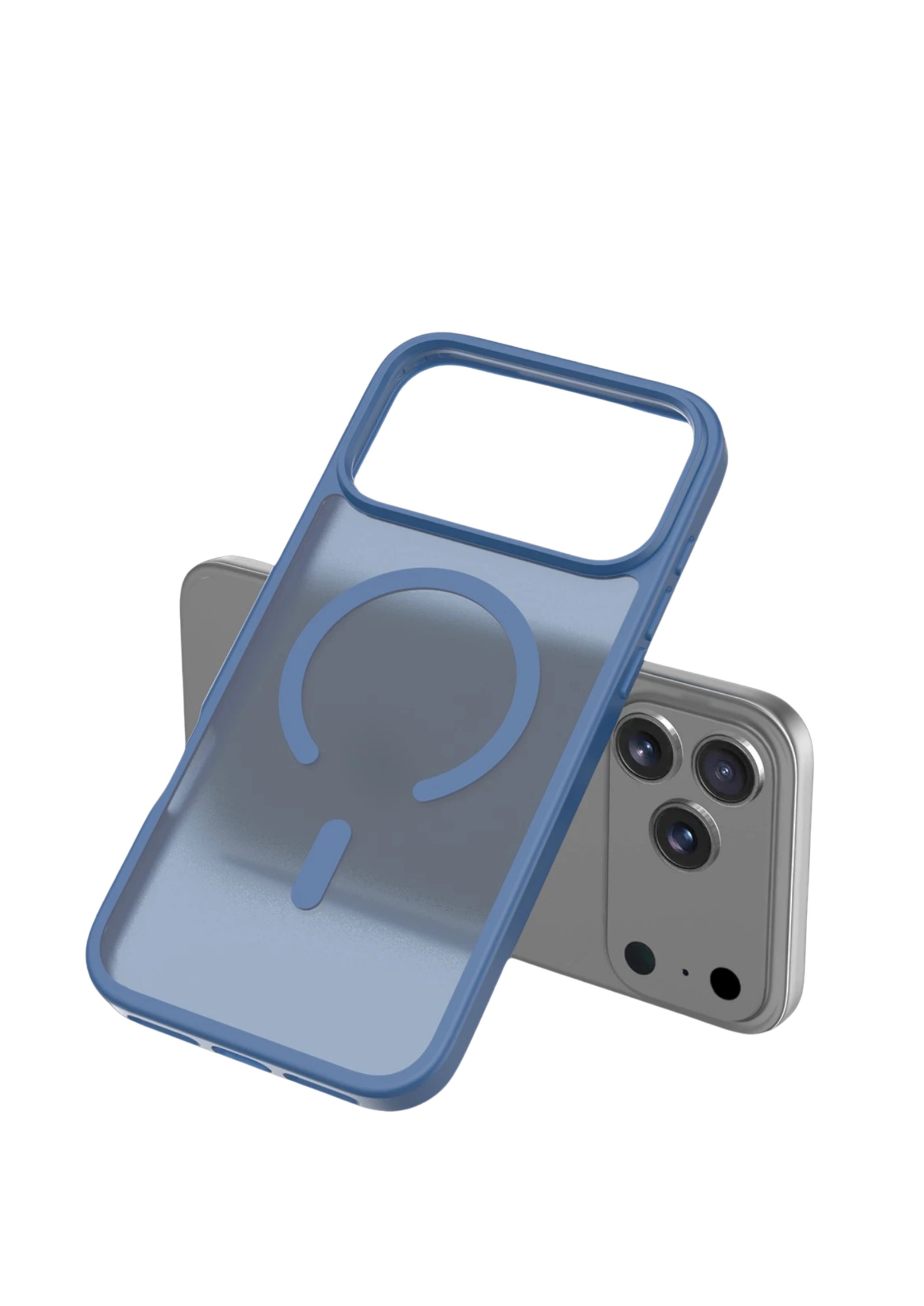 MAGSAFE KILIFLARJOKOJTSKN37Apple iPhone 17 Pro Max Jota MagSafe Uyumlu Şeffaf Telefon Kılıfı – Lacivert