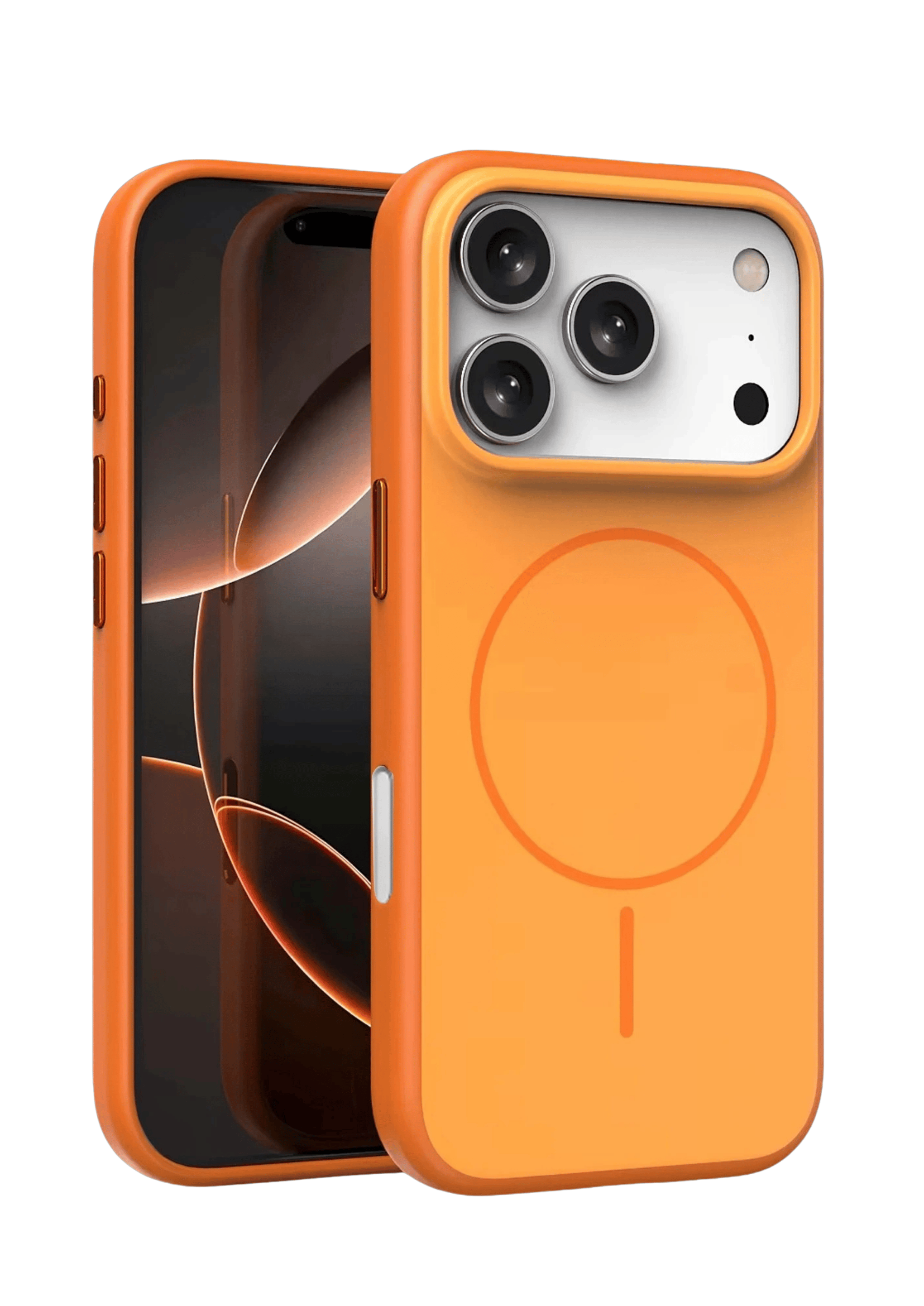 MAGSAFE KILIFLARJOKONVMGSF06Apple iPhone 17 Pro Max MagSafe Uyumlu Neva Serisi Telefon Kılıfı – Turuncu