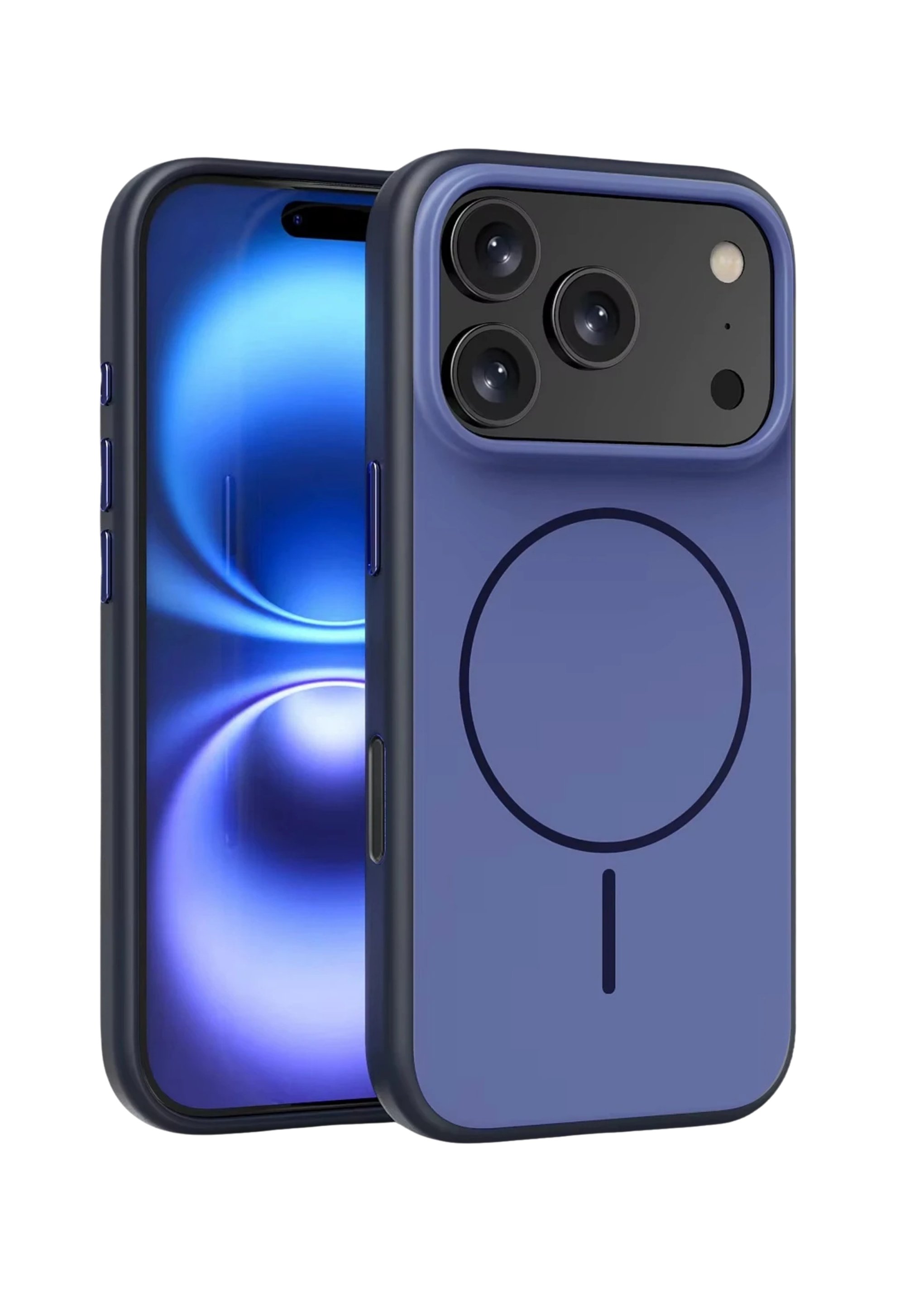 MAGSAFE KILIFLARJOKONVMGSF05 Apple iPhone 17 Pro Max MagSafe Uyumlu Neva Serisi Telefon Kılıfı – Lacivert