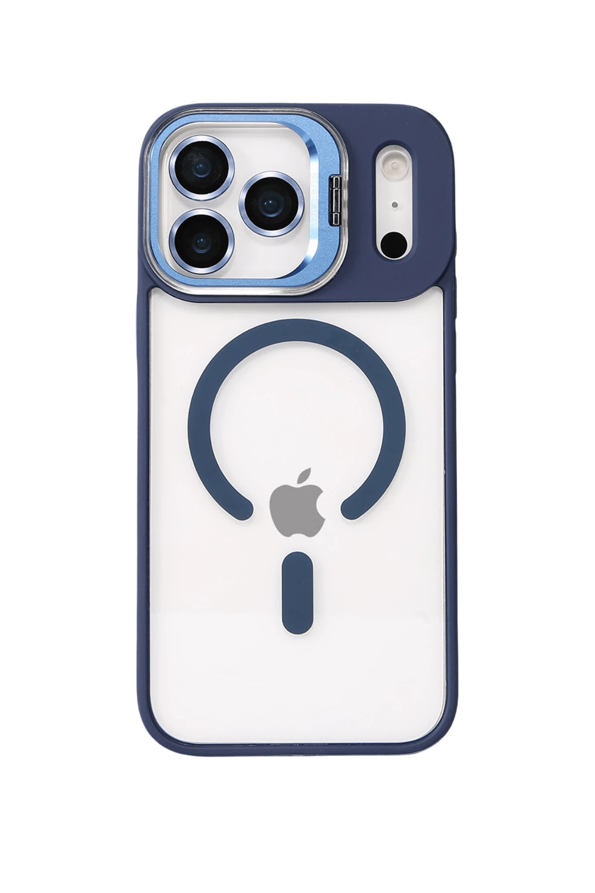 MAGSAFE KILIFLARJOKORMMLNSL02Apple iPhone 17 Pro Remim Lensli MagSafe Standlı Darbe Korumalı Kılıf – Lacivert