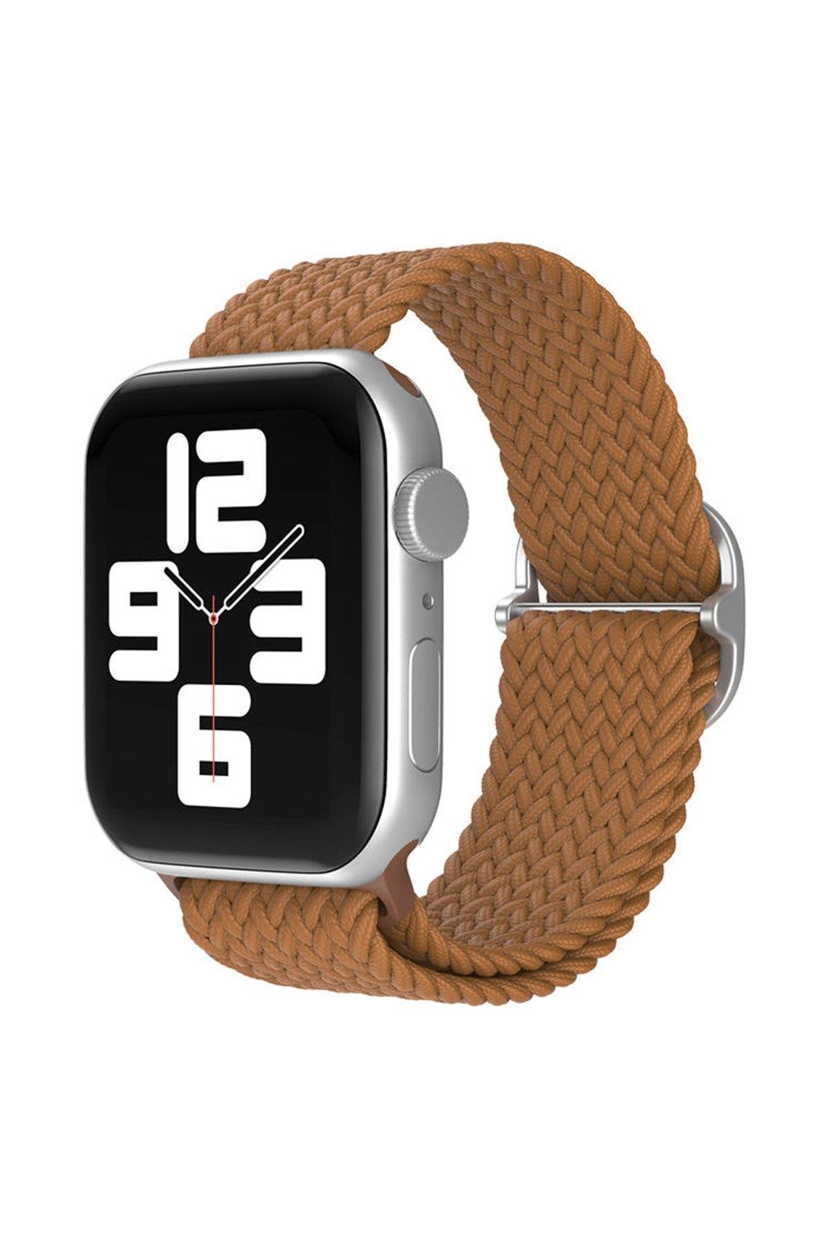 ÖRGÜ KORDONLARNEWFACEÖRG15Apple Watch 42mm / 44mm / 45mm / 46mm / 49mmStar Kordon - Kahverengi