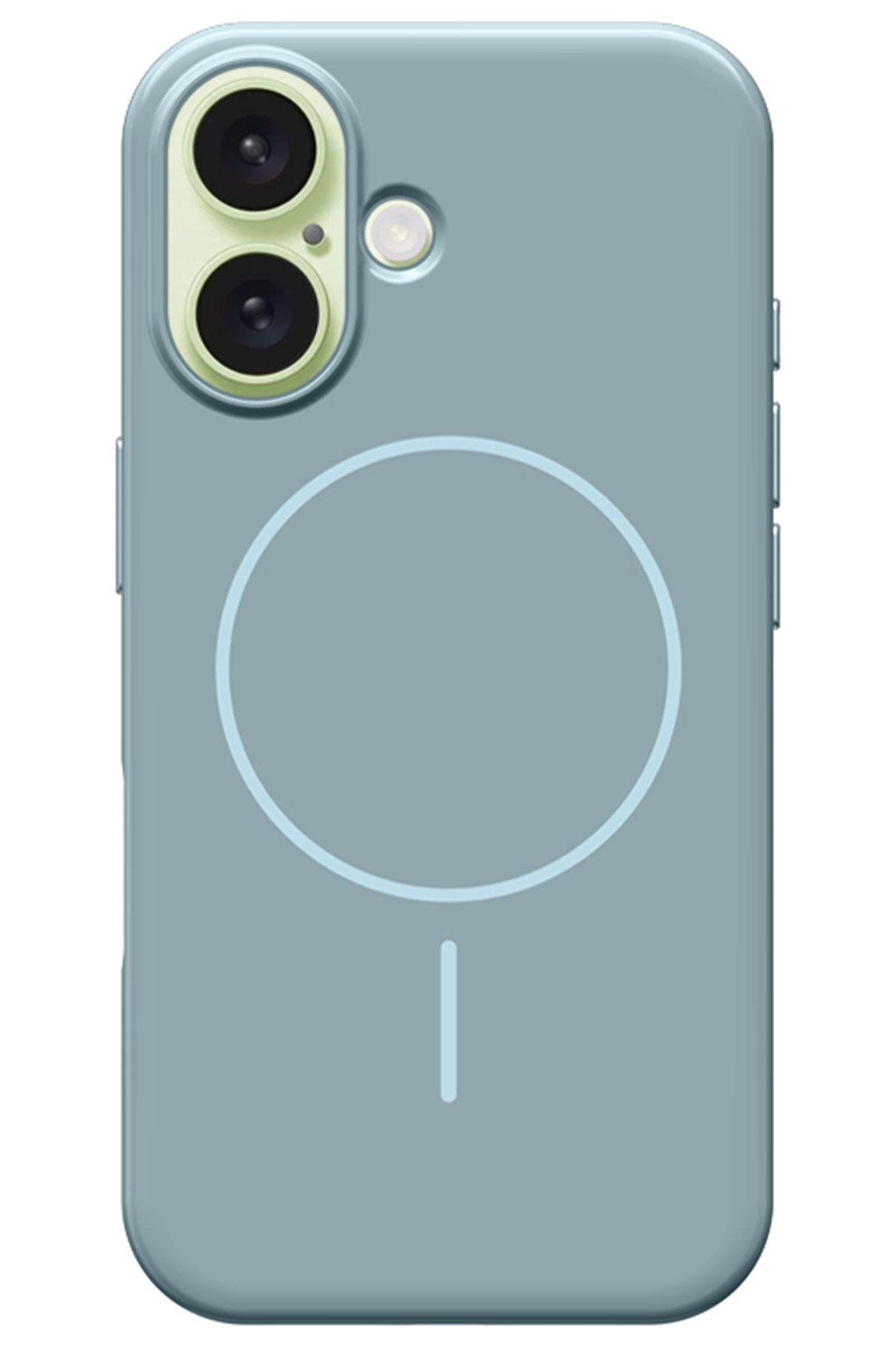 MAGSAFE KILIFLARHDDHDD11HDD iPhone 16 HBC-300 Beat Magsafe Kılıf - Mavi