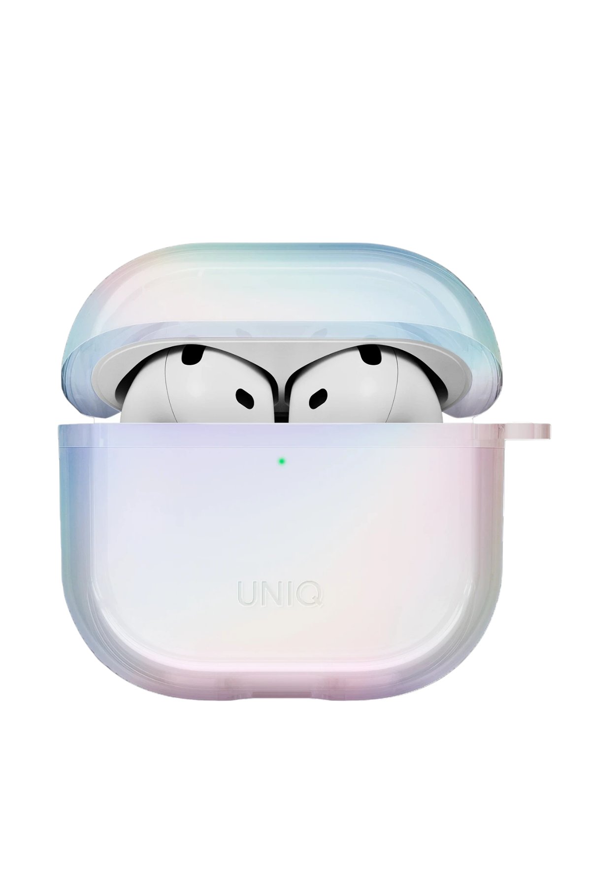 UNIQ AİRPODS KILIFLARIUNIQUNQ116Uniq AirPods 4 (4. Nesil) Iridescia Hang Holografik Askılı Koruma Kılıf – Holo Quartz