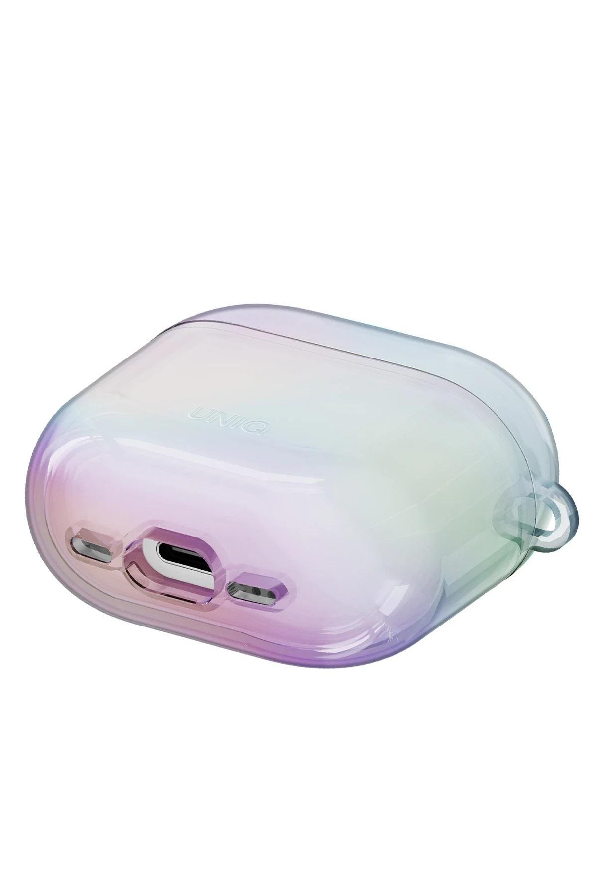 UNIQ AİRPODS KILIFLARIUNIQUNQ116Uniq AirPods 4 (4. Nesil) Iridescia Hang Holografik Askılı Koruma Kılıf – Holo Quartz