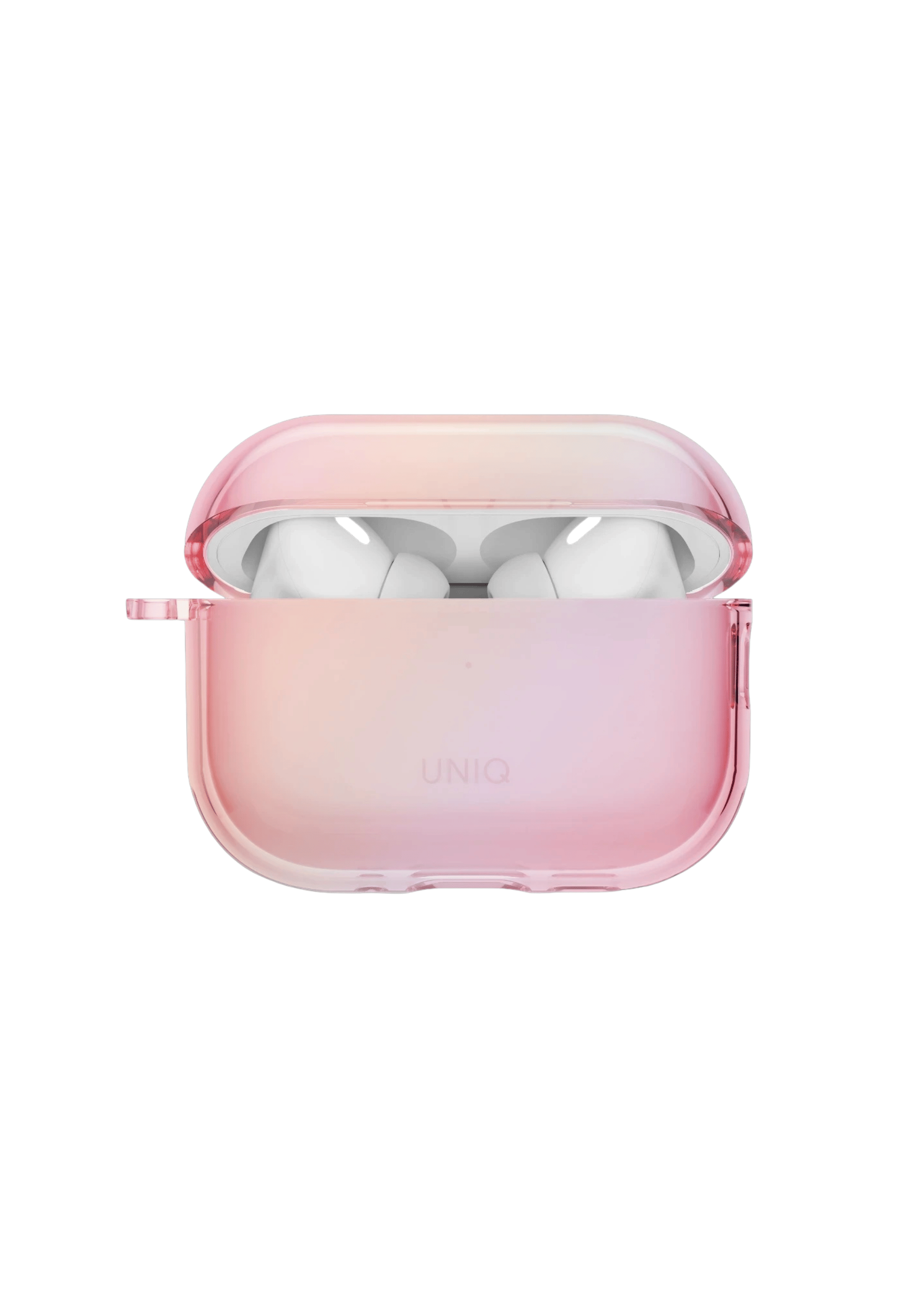 UNIQ AİRPODS KILIFLARIUNIQUNQ84Uniq AirPods Pro 3 (3. Nesil) Iridescia Hang Serisi Askılı Şeffaf Kılıf - Pembe