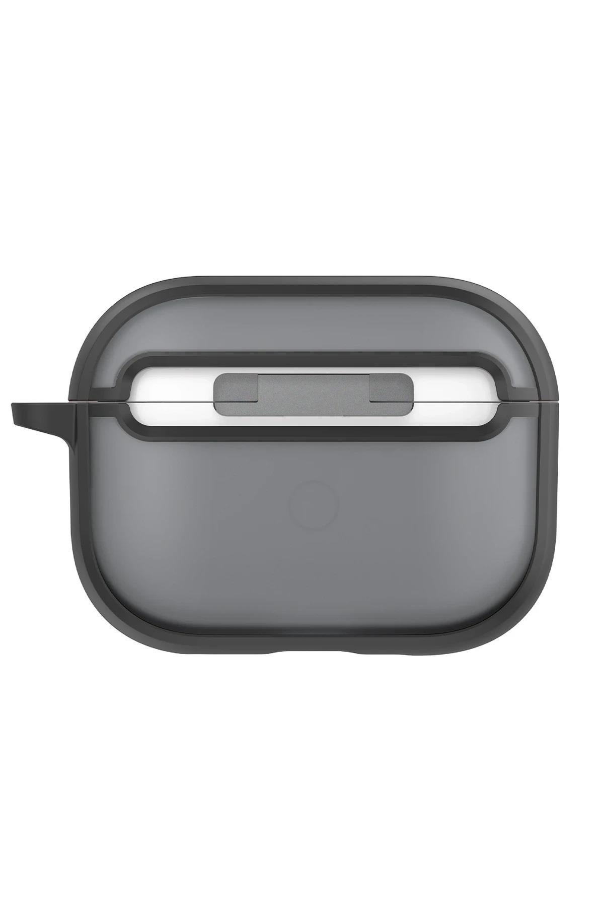 UNIQ AİRPODS KILIFLARIUNIQUNQ125Uniq AirPods Pro 3 (3. Nesil) Veren Frosted Hang Mat Koruma Kılıf – Siyah