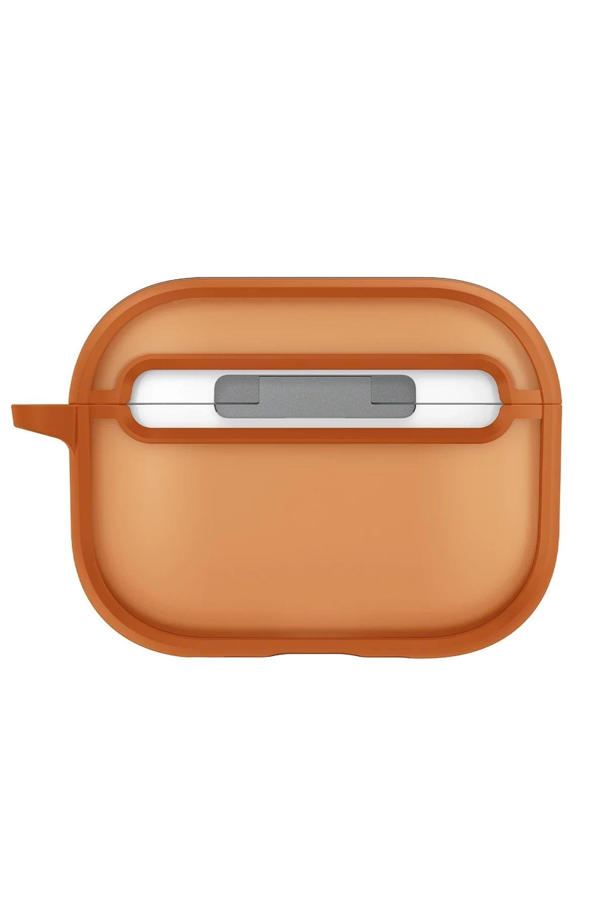 UNIQ AİRPODS KILIFLARIUNIQUNQ109Uniq AirPods Pro 3 (3. Nesil) Veren Frosted Hang Mat Koruma Kılıf – Turuncu