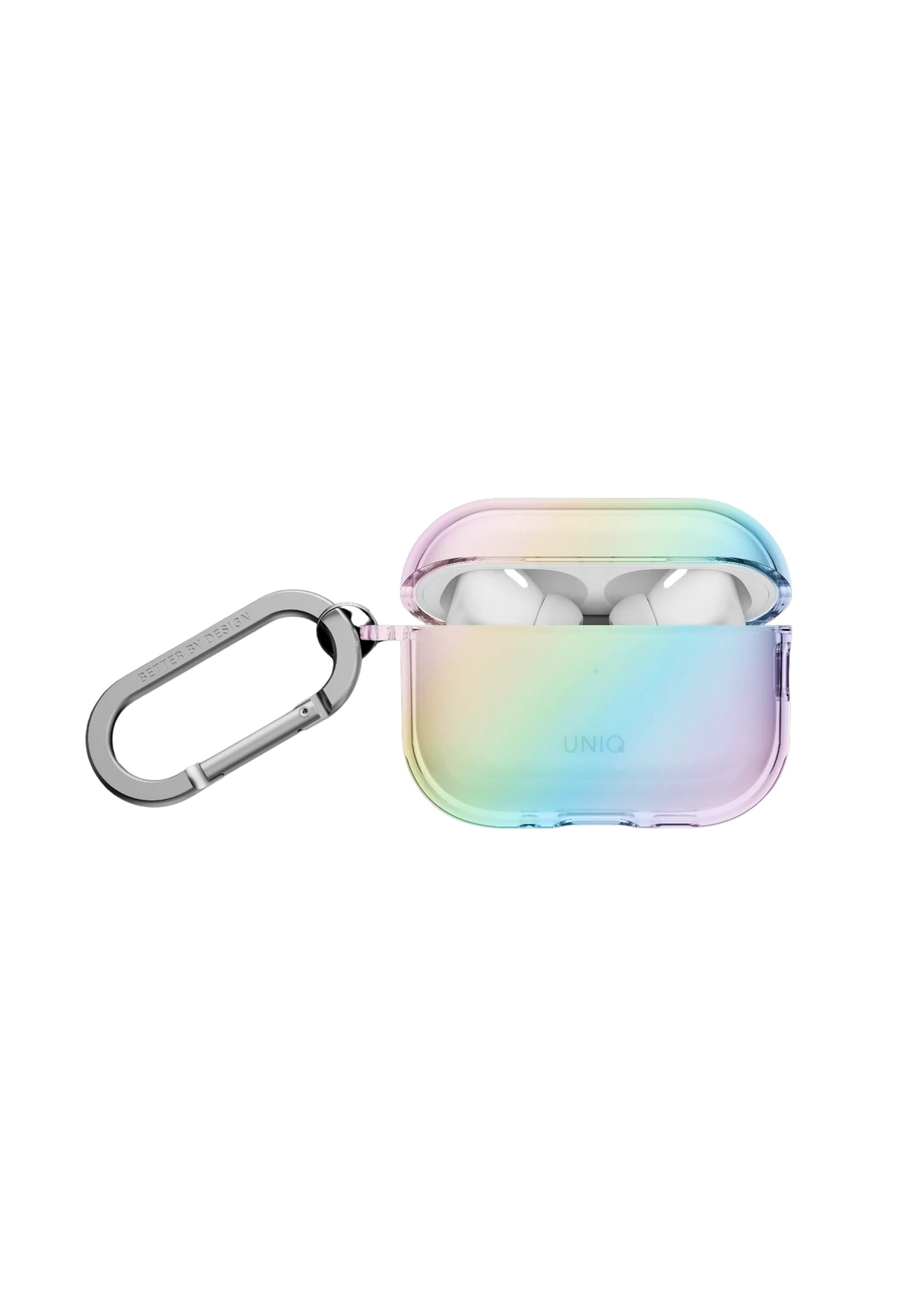 UNIQ AİRPODS KILIFLARIUNIQUNQ83Uniq AirPods Pro 3 (3. Nesil) Iridescia Hang Serisi Askılı Şeffaf Kılıf - Holo Quartz