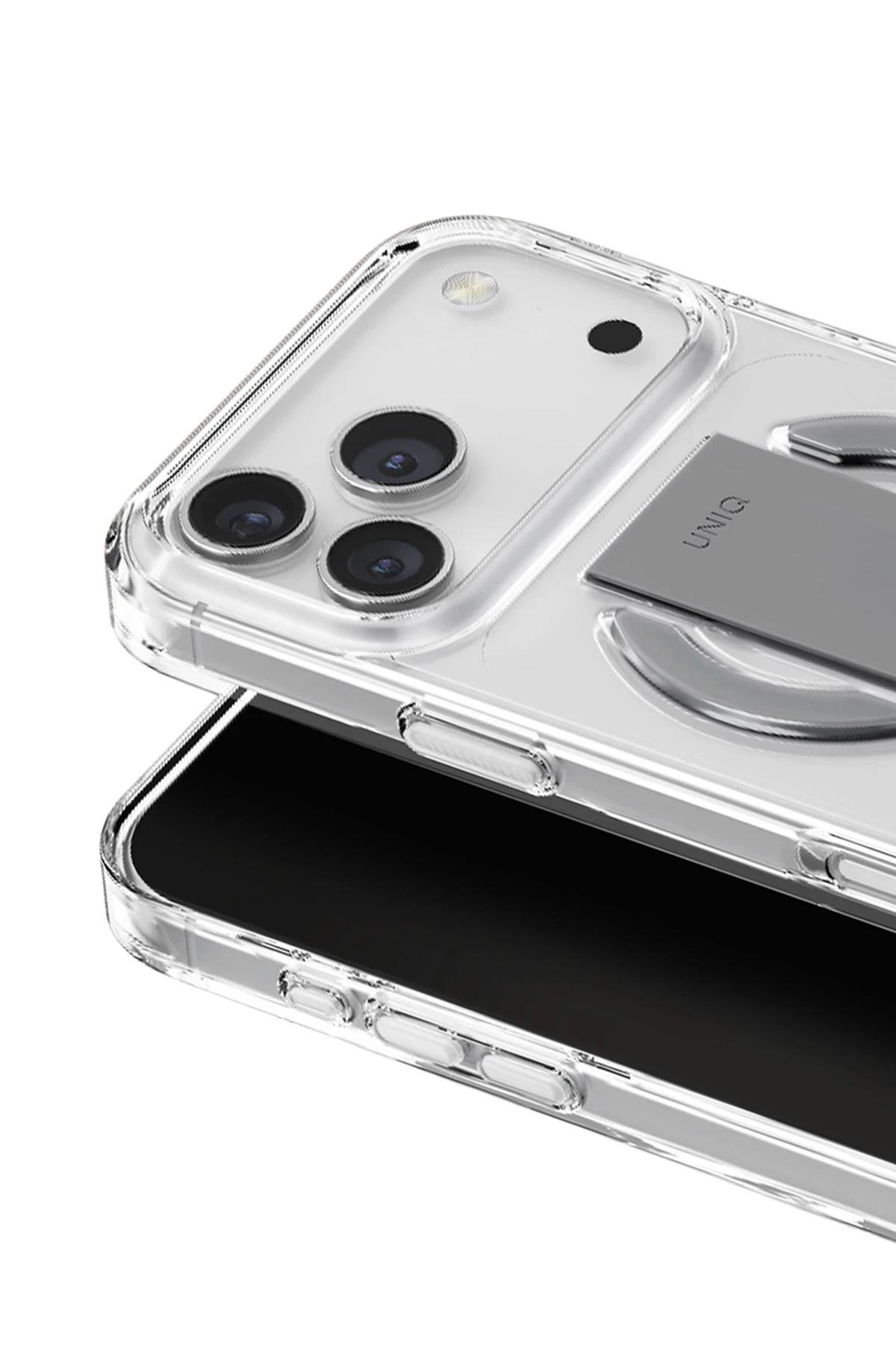 UNIQ MARKA KILIFLAR UNIQUNQ76Uniq Apple iPhone 17 Pro MagSafe Uyumlu Heldro Air Telefon Kılıfı - Şeffaf