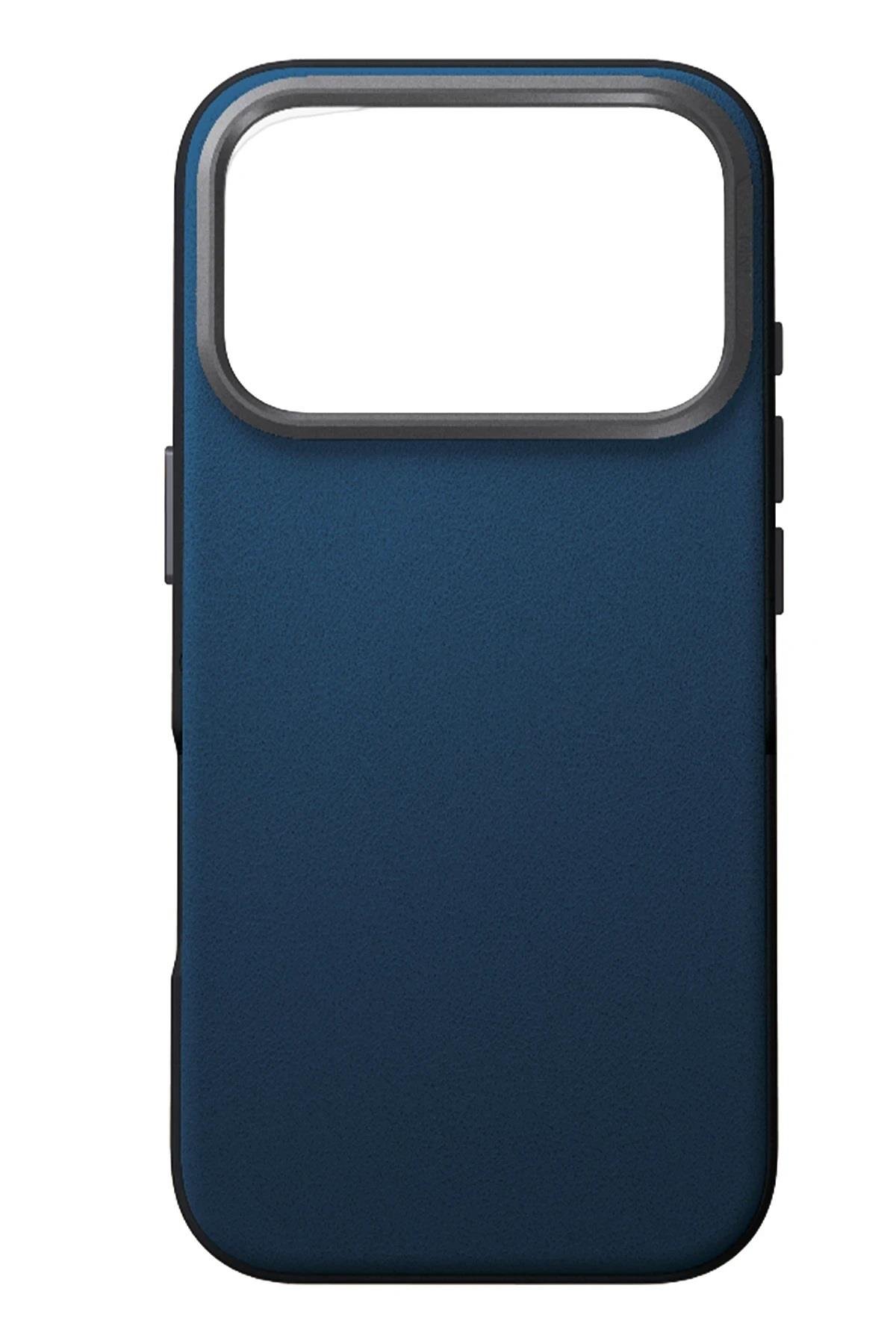 UNIQ MARKA KILIFLAR UNIQUNQ68Uniq Apple iPhone 17 Pro Max MagSafe Uyumlu Lyden DS Deri Telefon Kılıfı – Lacivert