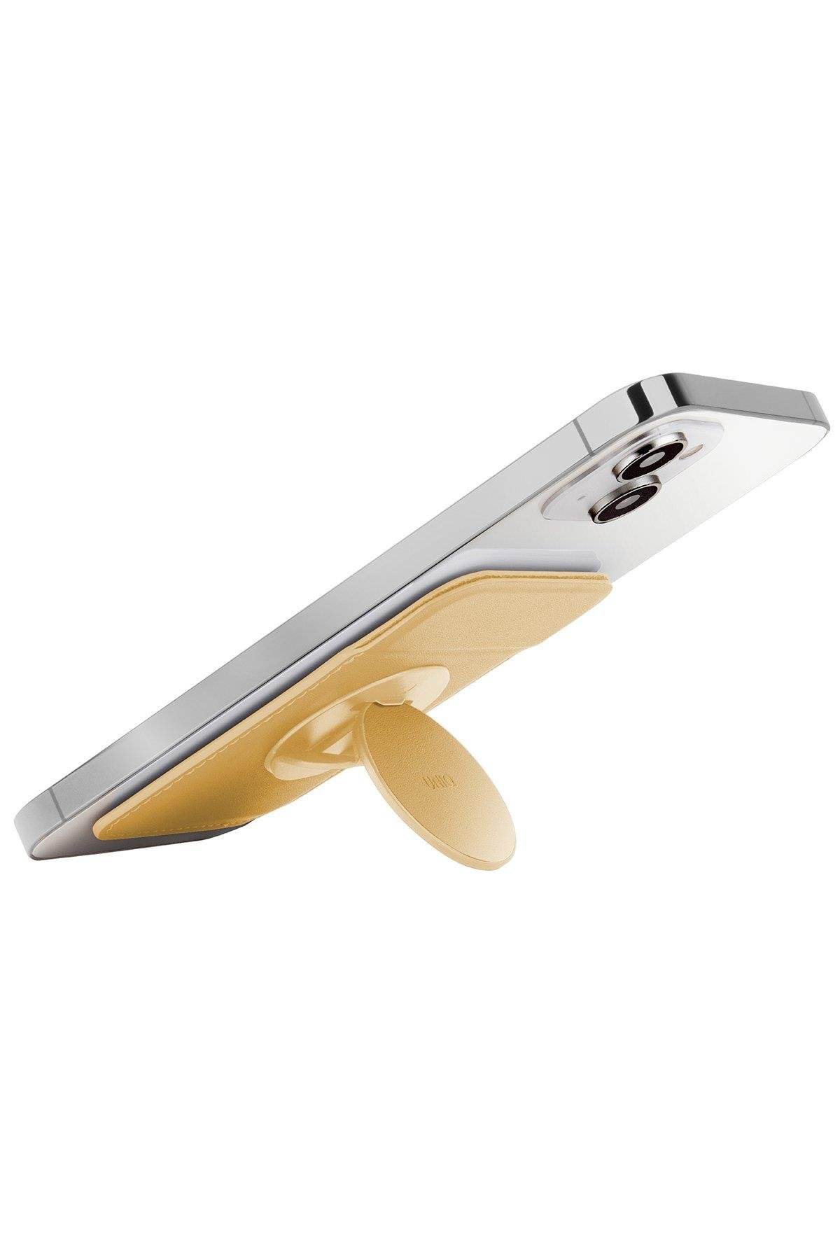 UNIQ MAGSAFE CÜZDANUNIQUNQ06Uniq Flixa Popsocketli Manyetik Kartlık Stand - Sarı