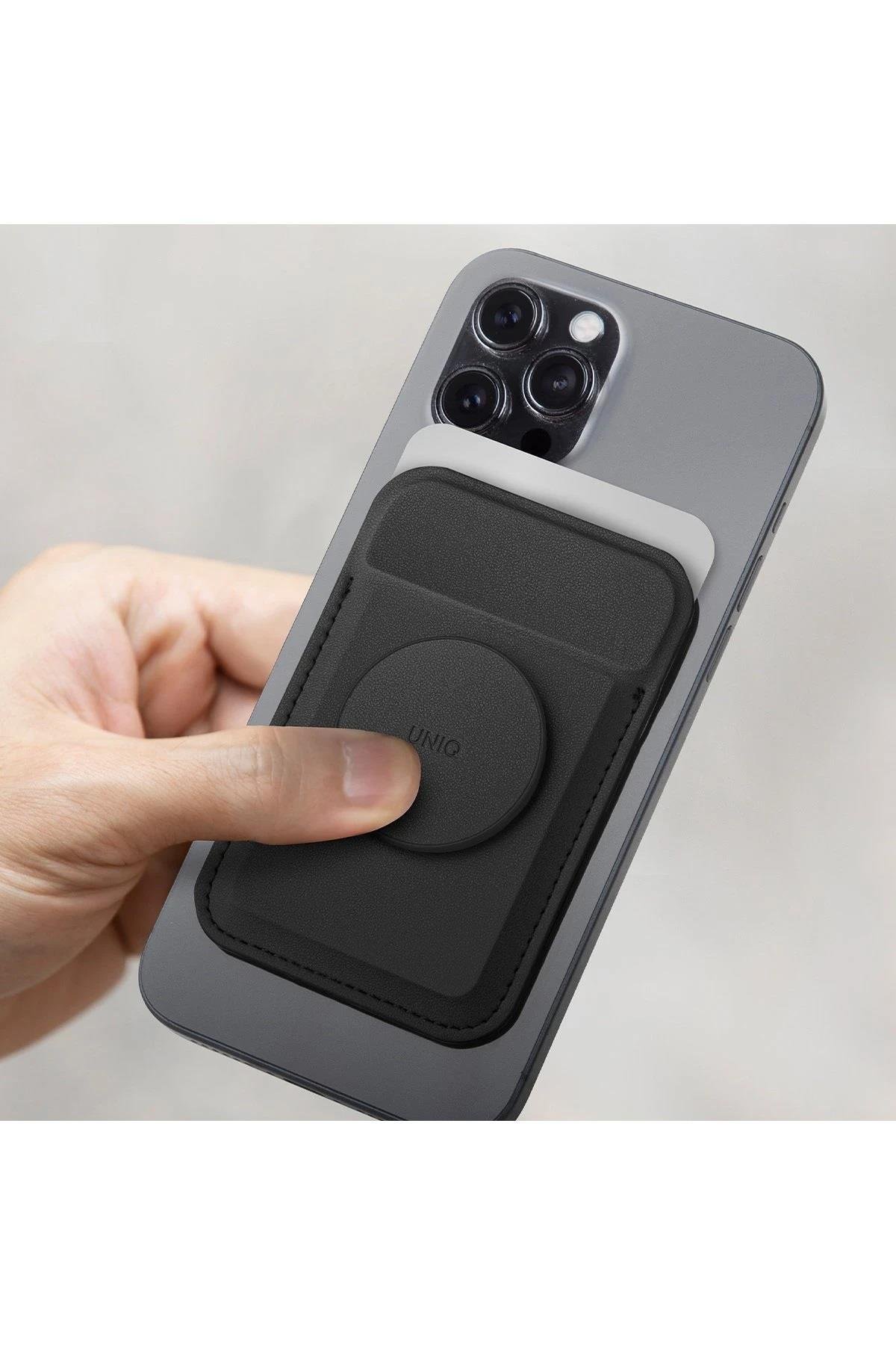 UNIQ MAGSAFE CÜZDANUNIQUNQ97Uniq Flixa Popsocketli Manyetik Kartlık Stand - Lacivert