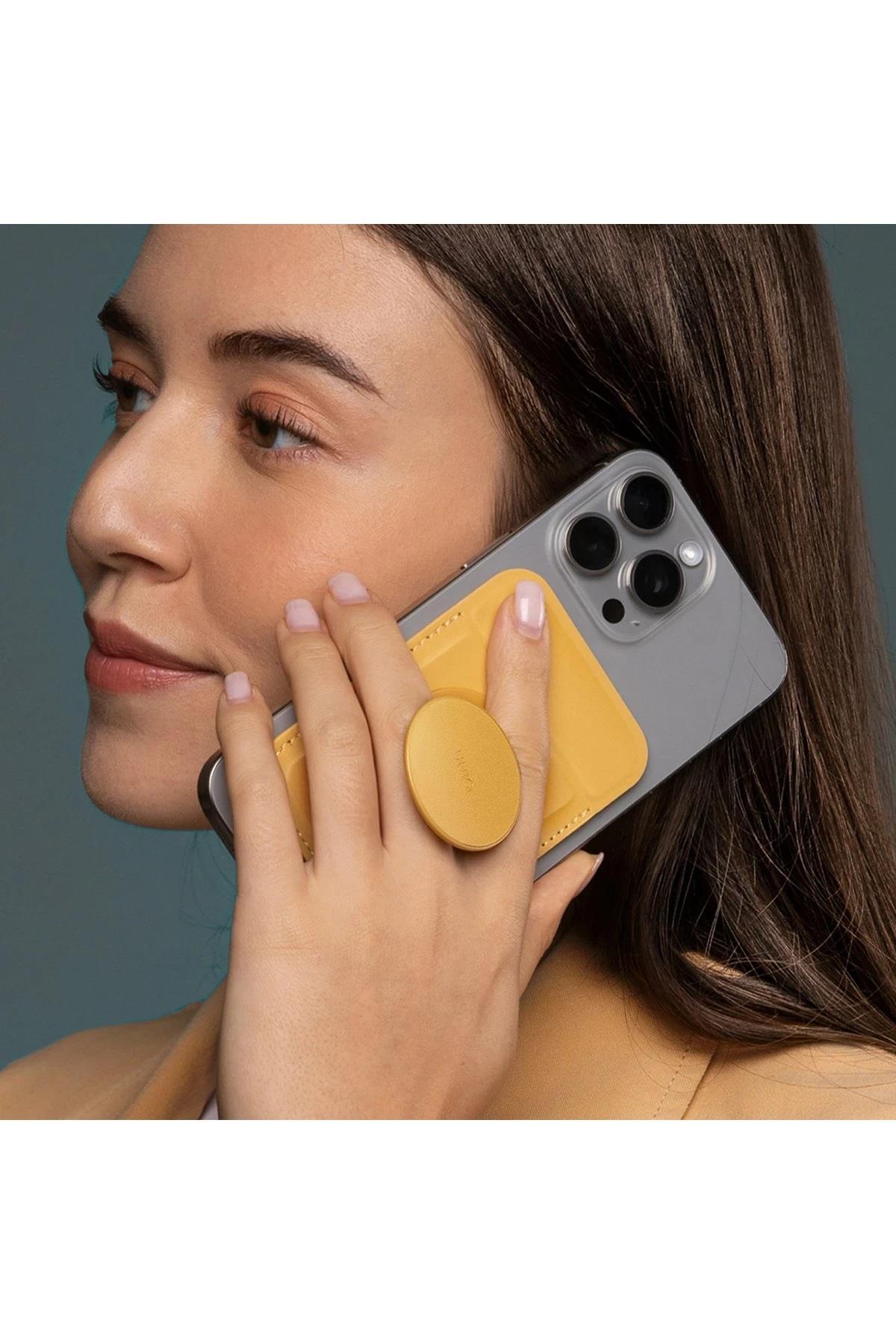 UNIQ MAGSAFE CÜZDANUNIQUNQ97Uniq Flixa Popsocketli Manyetik Kartlık Stand - Lacivert