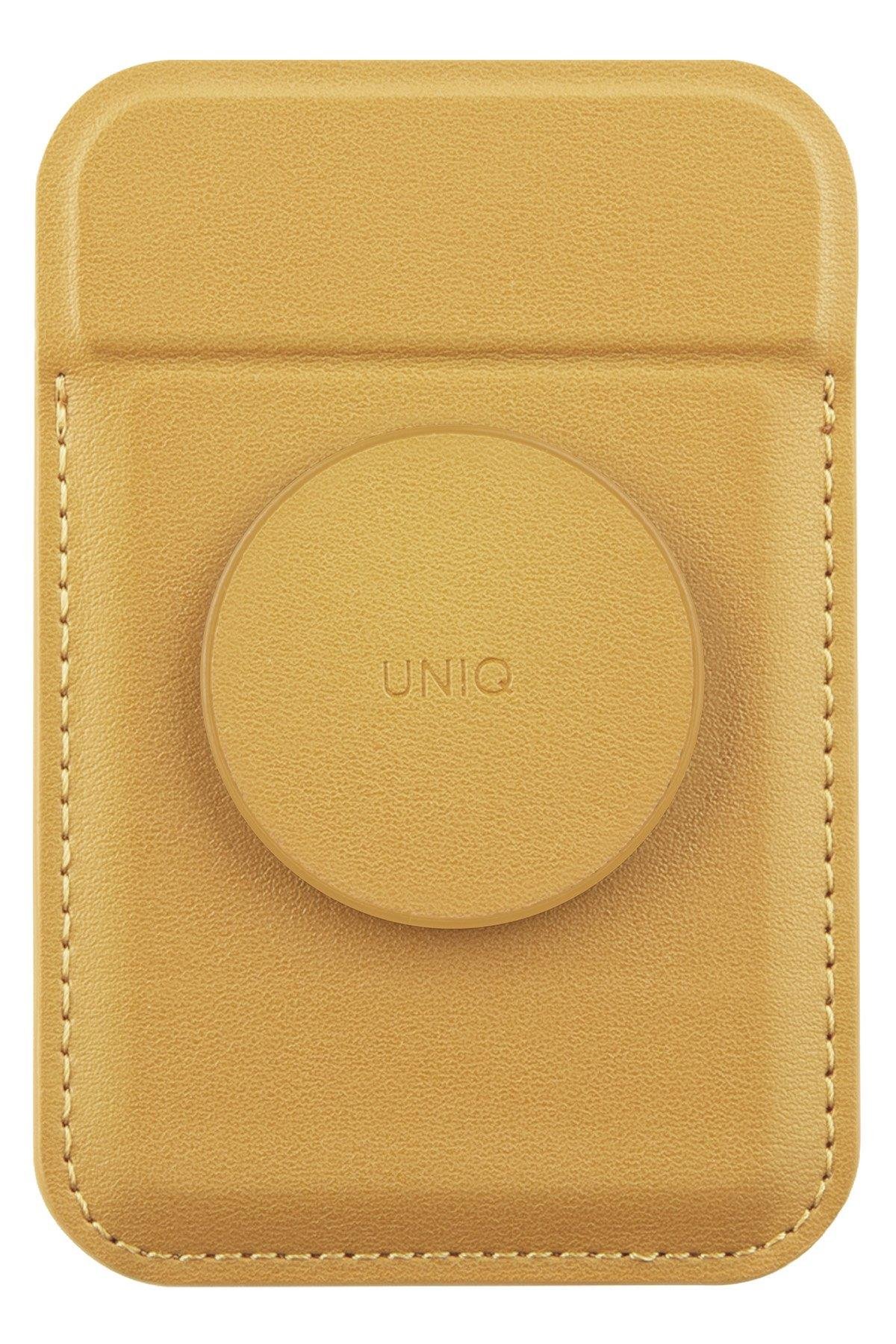 UNIQ MAGSAFE CÜZDANUNIQUNQ06Uniq Flixa Popsocketli Manyetik Kartlık Stand - Sarı