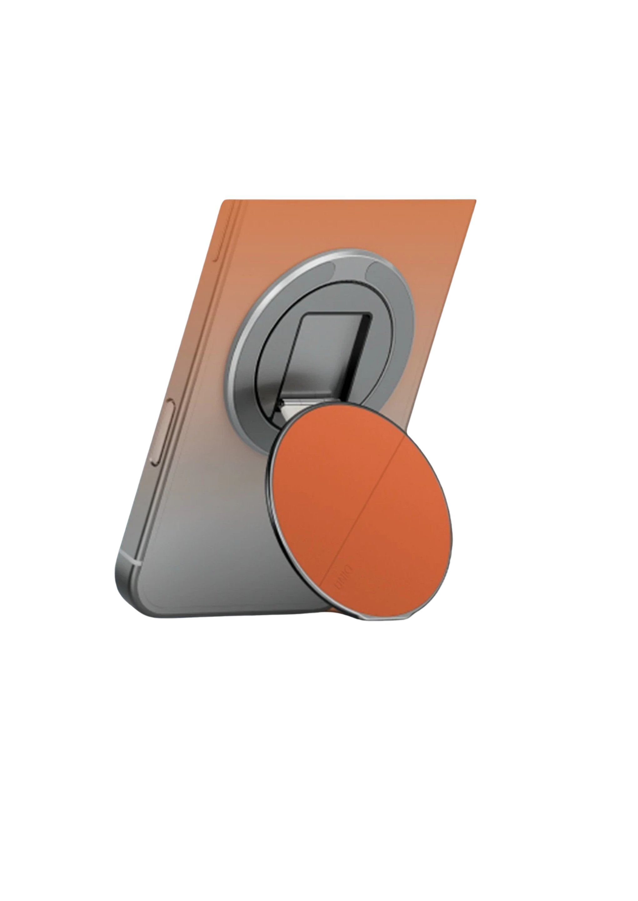 Uniq Stand YüzükUNIQUNQ110Uniq Grivix Classic 360° Manyetik MagSafe Kickstand Yüzük – Turuncu