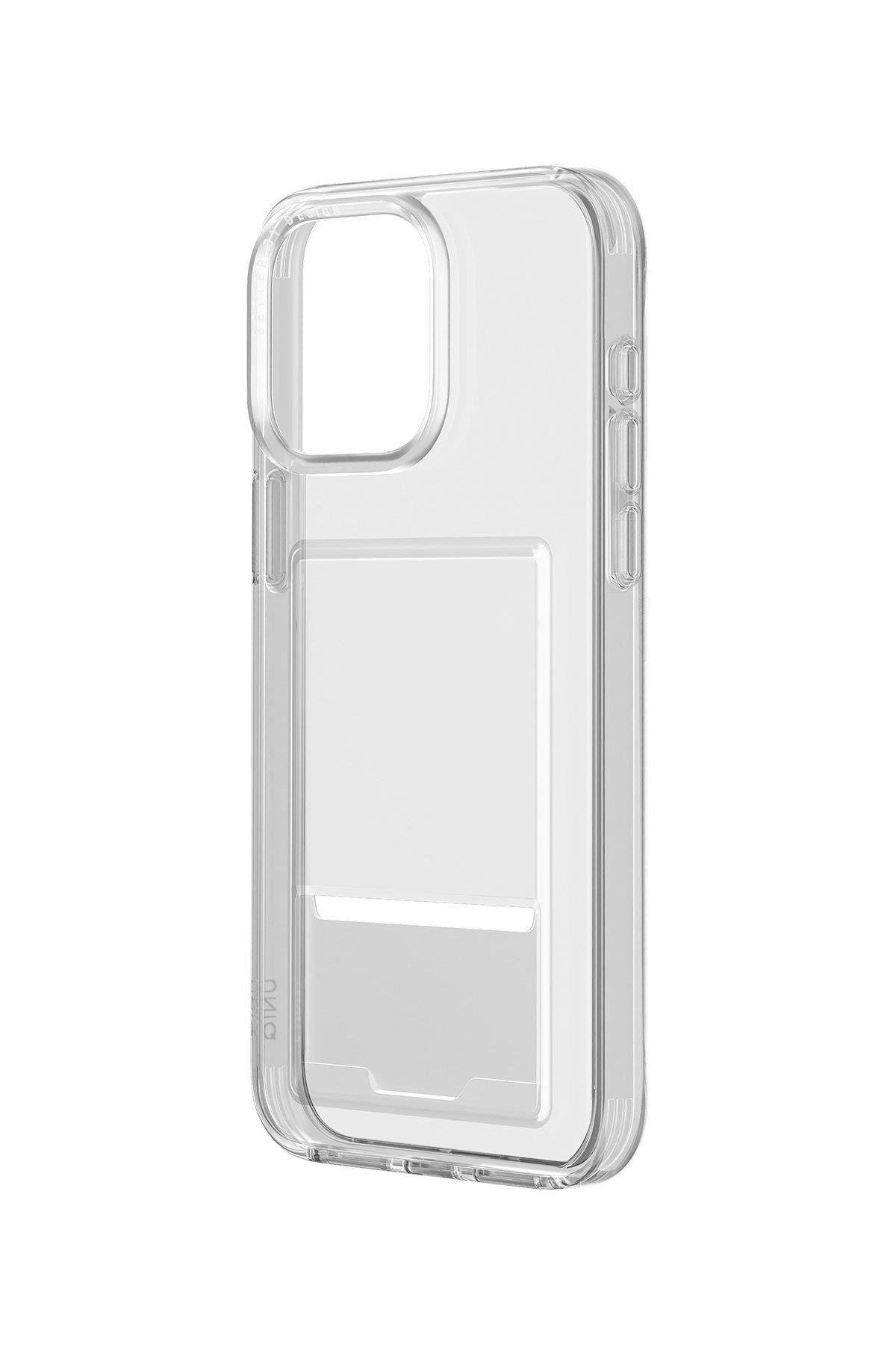 UNIQ MARKA KILIFLAR UNIQUNQ59Uniq iPhone 15 Pro Max Air Fender Kartvizitli Kapak - Şeffaf