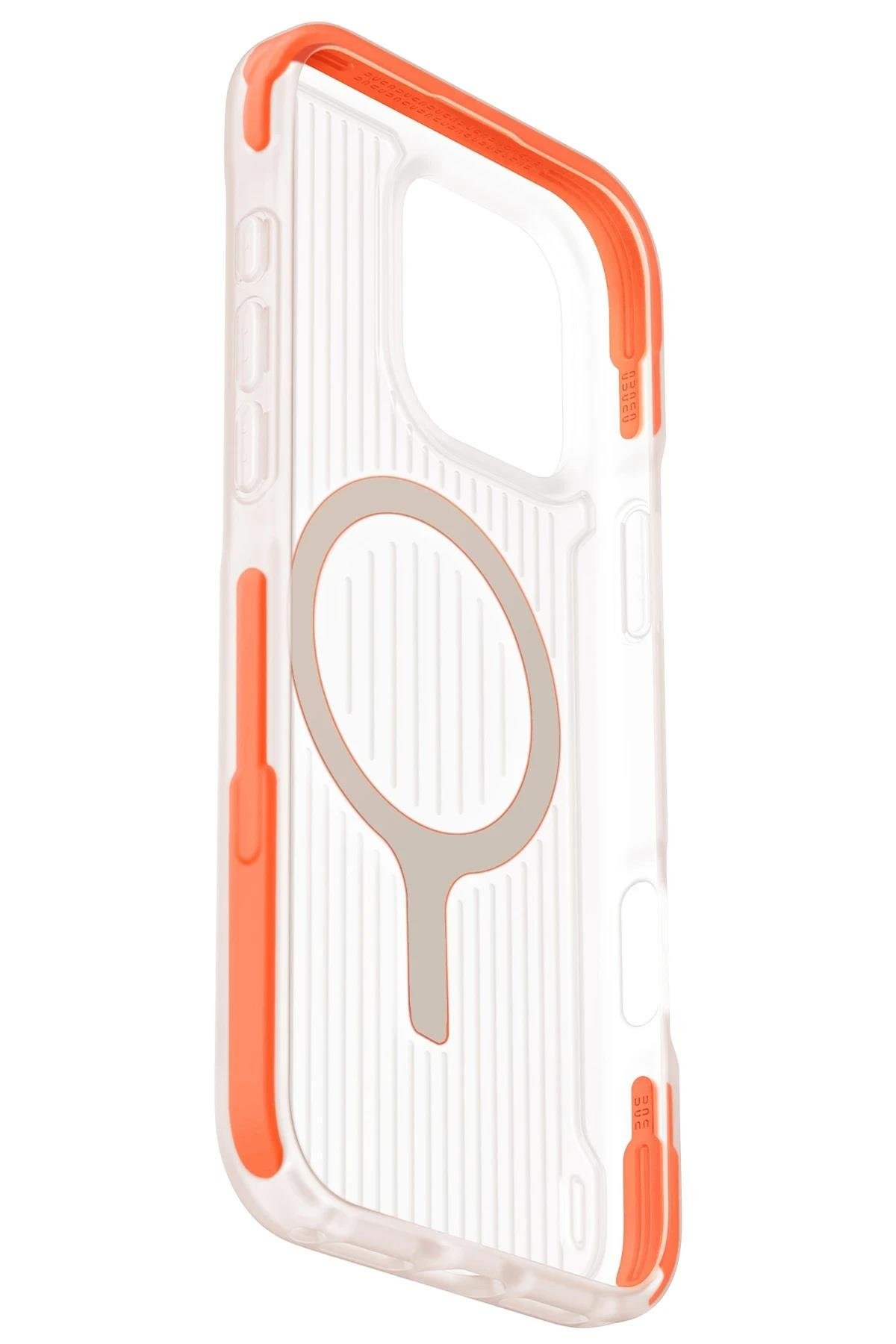 UNIQ MARKA KILIFLAR UNIQUNQ34Uniq iPhone 16 Pro Max Combat Active Magsafe Kapak - Turuncu