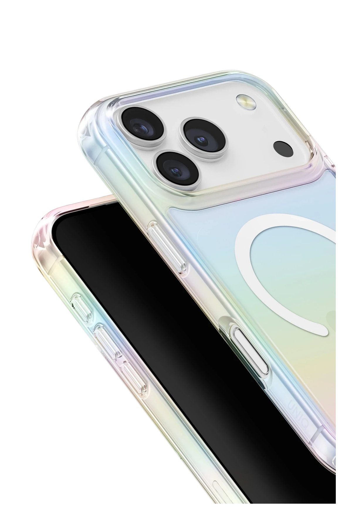 UNIQ MARKA KILIFLAR UNIQUNQ113Uniq iPhone 17 Pro Iridescia MagSafe Uyumlu Holografik Kılıf – Rainbow