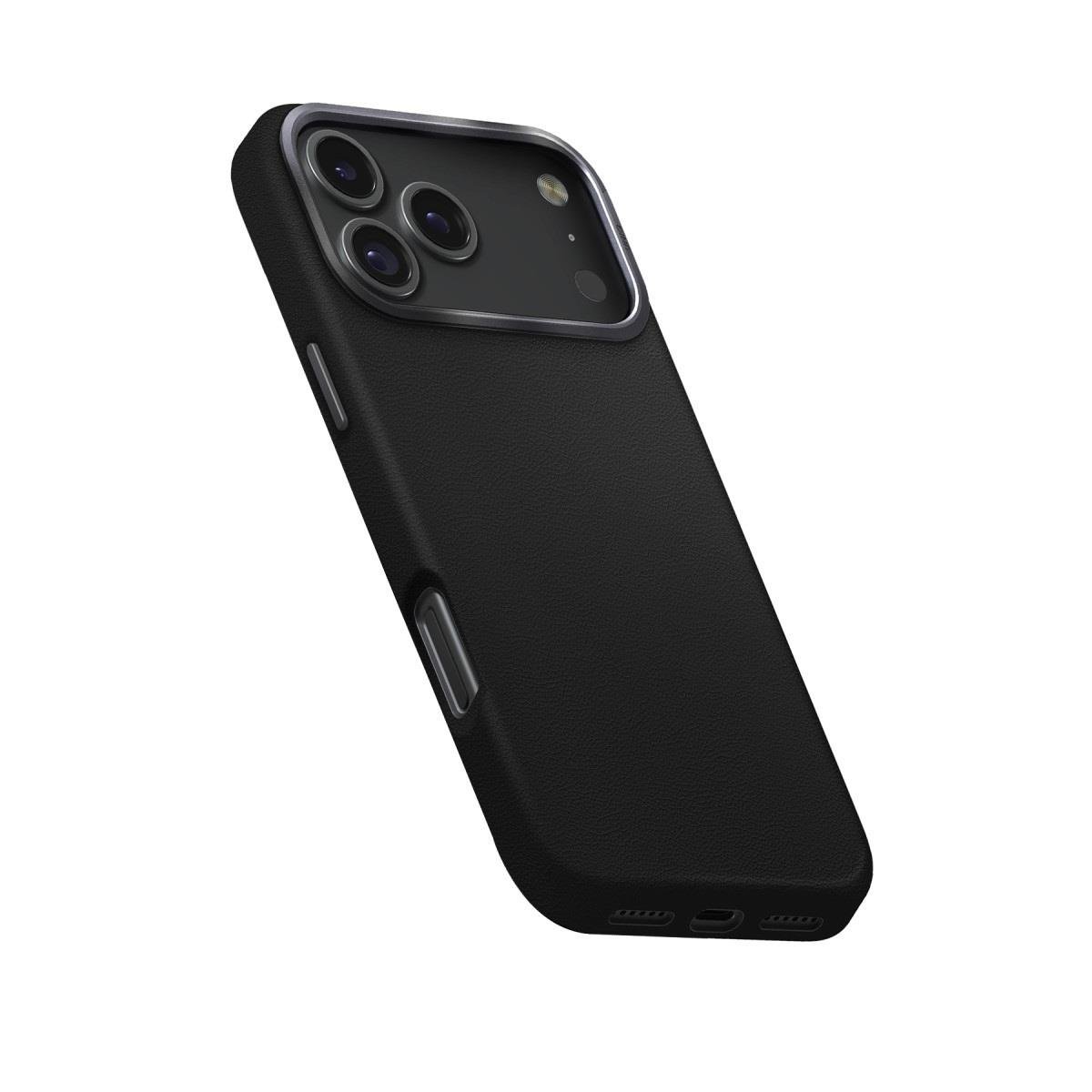 UNIQ MARKA KILIFLAR UNIQUNQ133Uniq iPhone 17 Pro Lyden MagSafe Vegan Deri Kılıf – Siyah