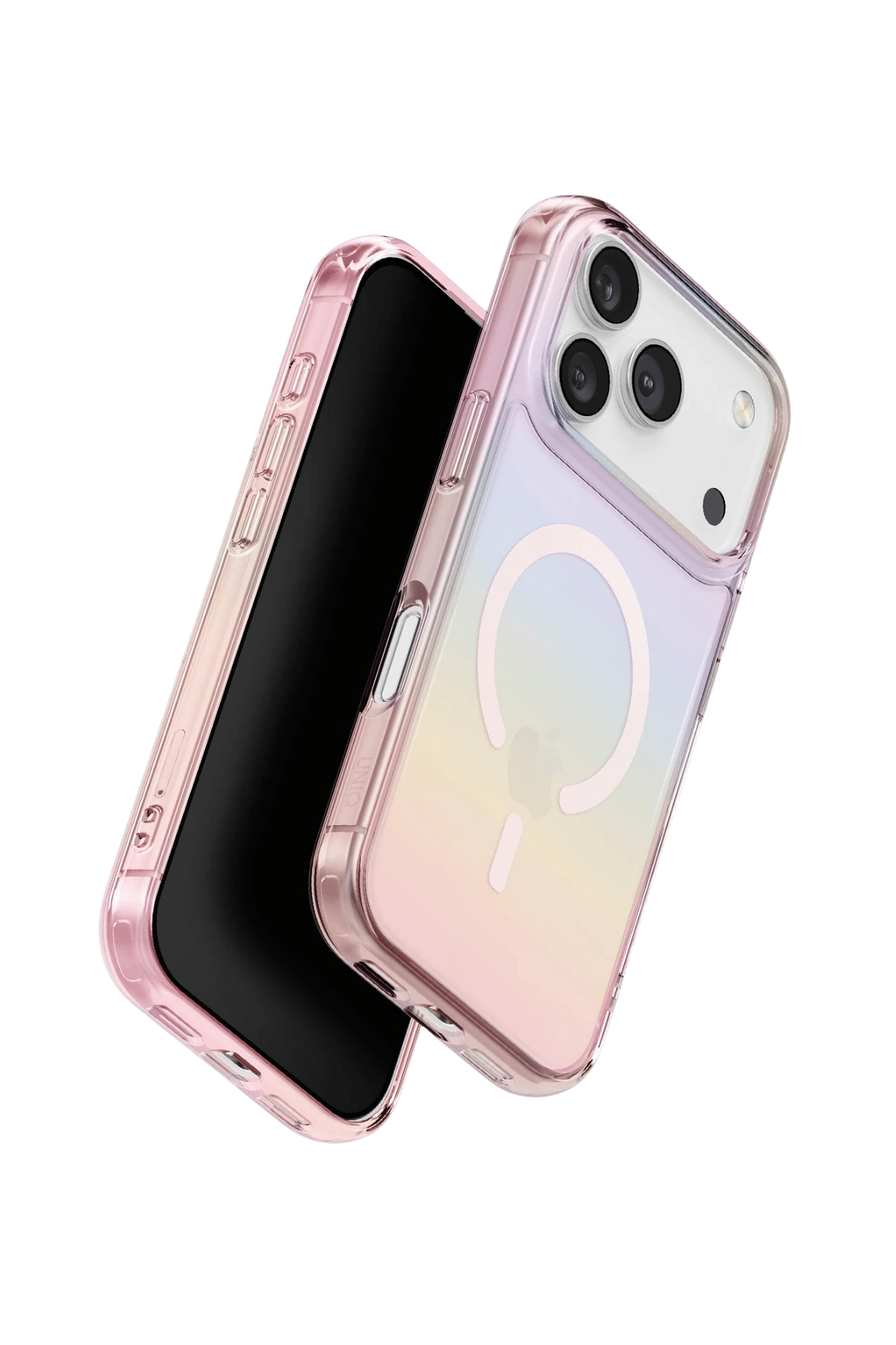 UNIQ MARKA KILIFLAR UNIQUNQ115Uniq iPhone 17 Pro Max Iridescia MagSafe Uyumlu Holografik Kılıf – Pembe Rainbow