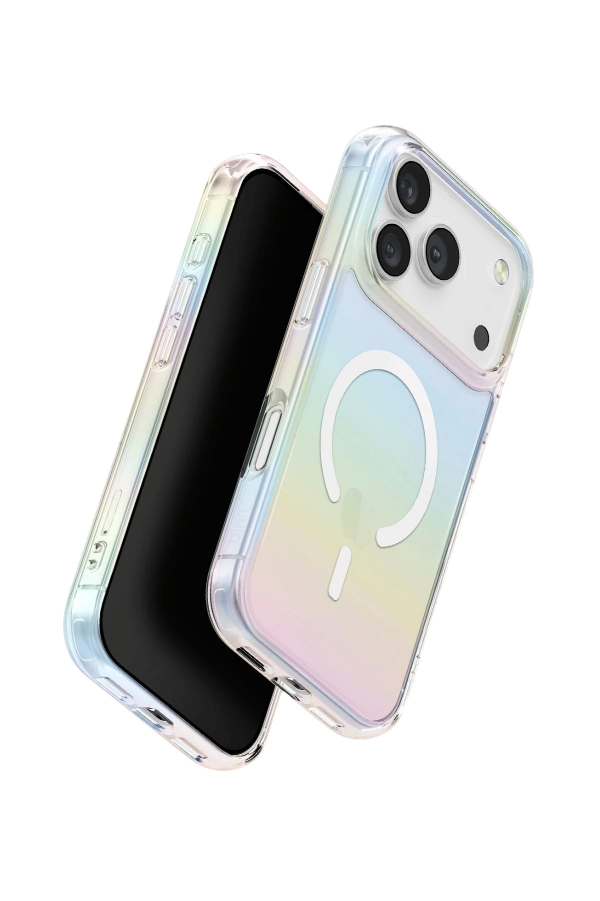 UNIQ MARKA KILIFLAR UNIQUNQ114Uniq iPhone 17 Pro Max Iridescia MagSafe Uyumlu Holografik Kılıf – Rainbow