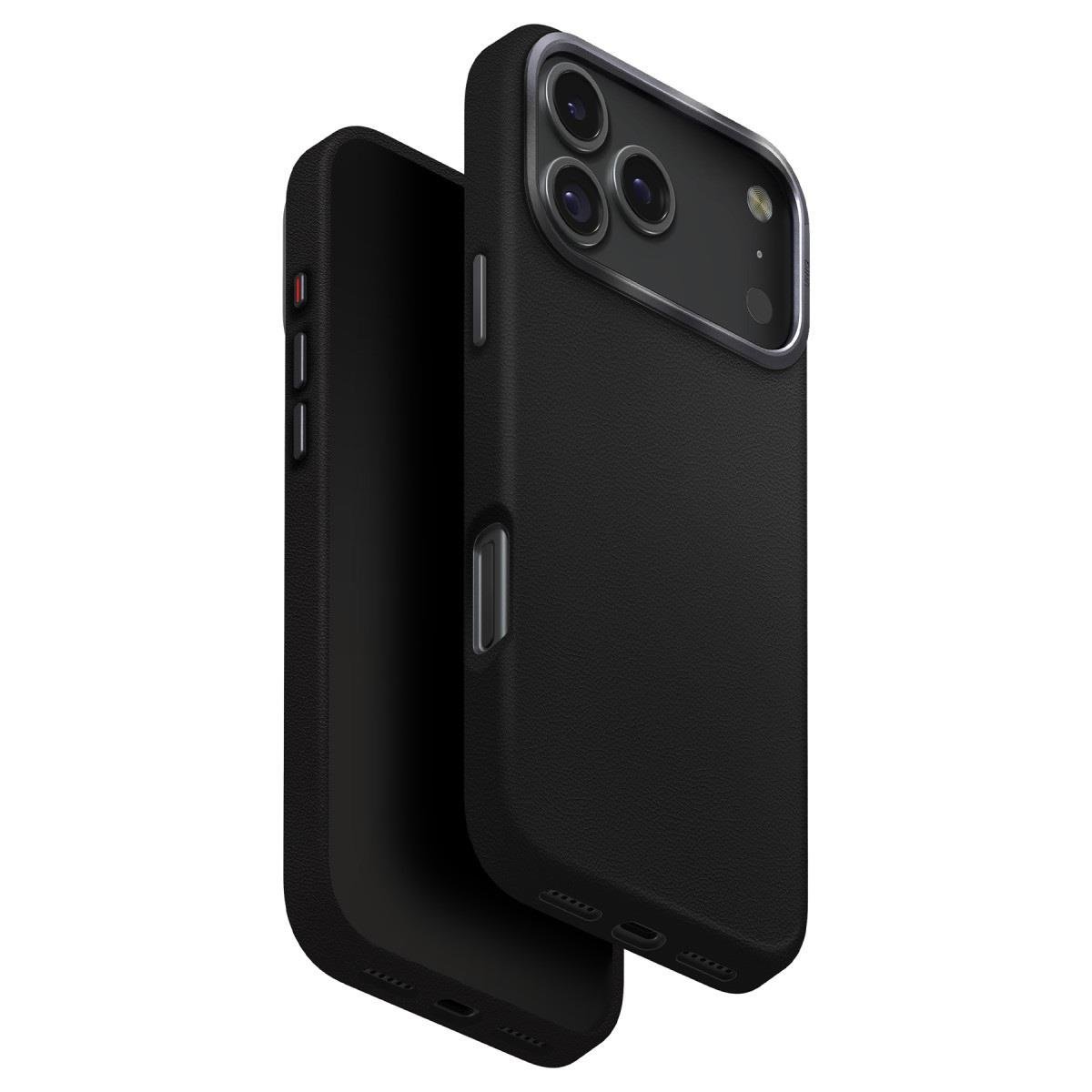 UNIQ MARKA KILIFLAR UNIQUNQ132Uniq iPhone 17 Pro Max Lyden MagSafe Vegan Deri Kılıf – Siyah