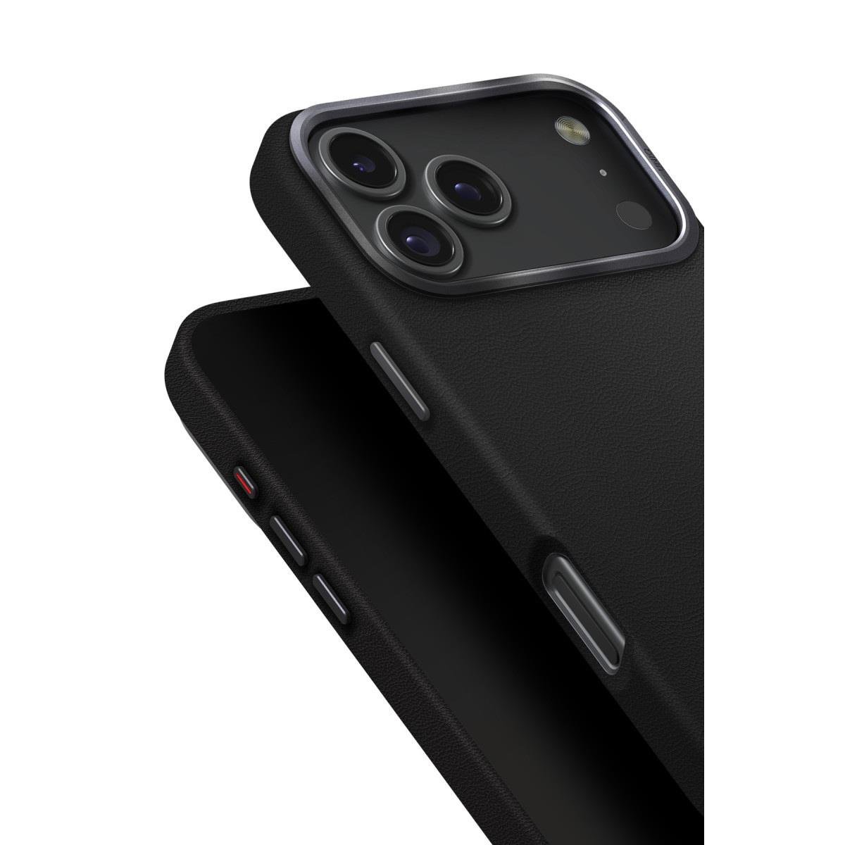 UNIQ MARKA KILIFLAR UNIQUNQ132Uniq iPhone 17 Pro Max Lyden MagSafe Vegan Deri Kılıf – Siyah