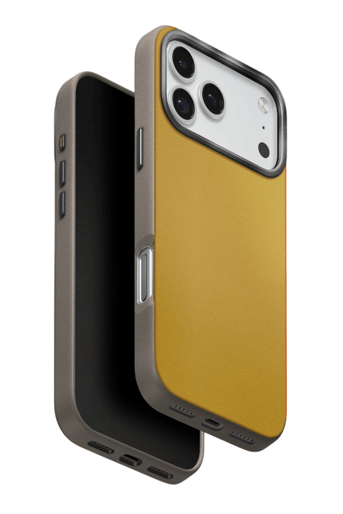 UNIQ MARKA KILIFLAR UNIQUNQ78Uniq iPhone 17 Pro Max MagSafe Uyumlu Lyden DS Deri Telefon Kılıfı – Sarı