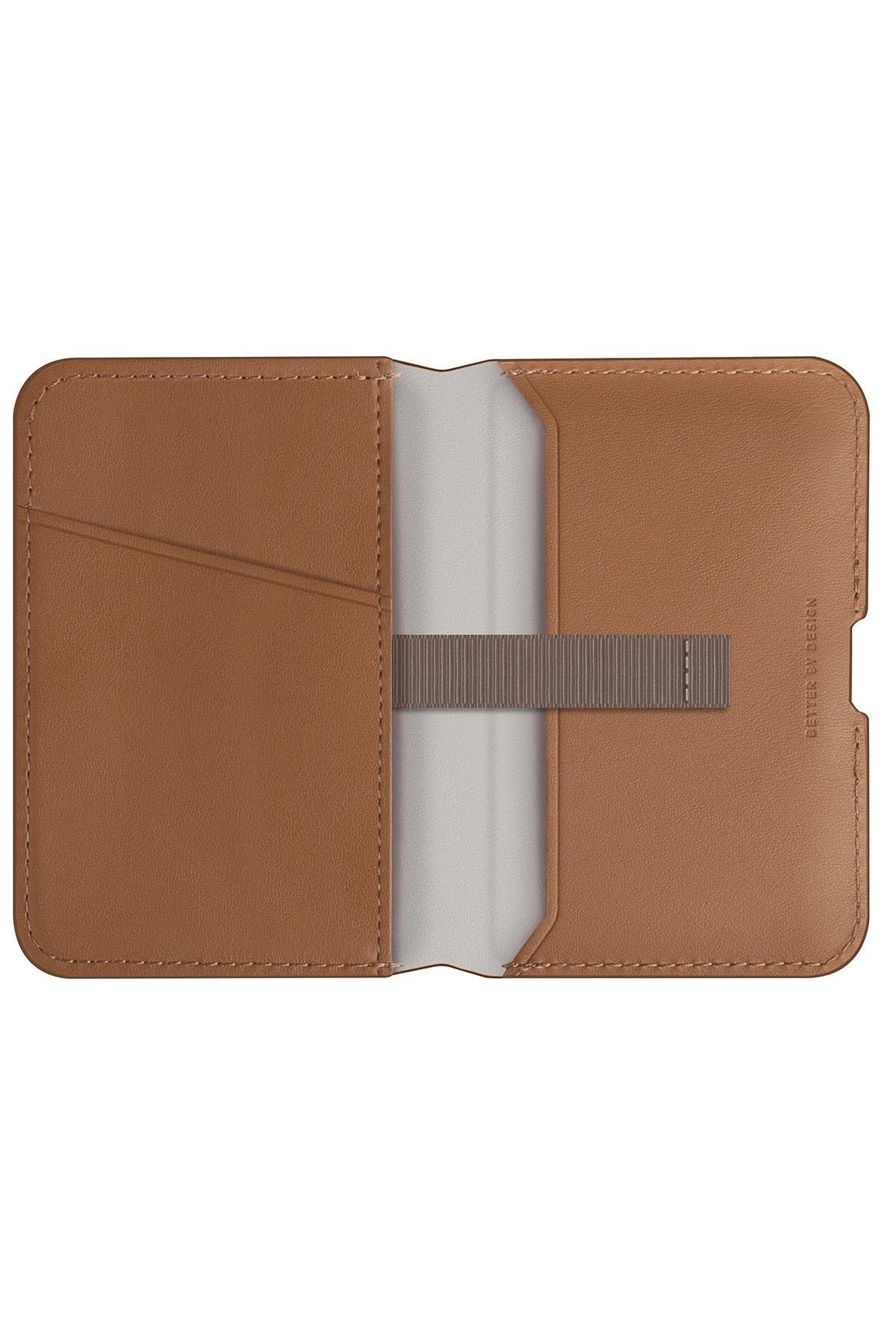 UNIQ MAGSAFE CÜZDANUNIQUNQ49Uniq Lyden DS RFID-Block Manyetik Cüzdan - Karamel-Bej