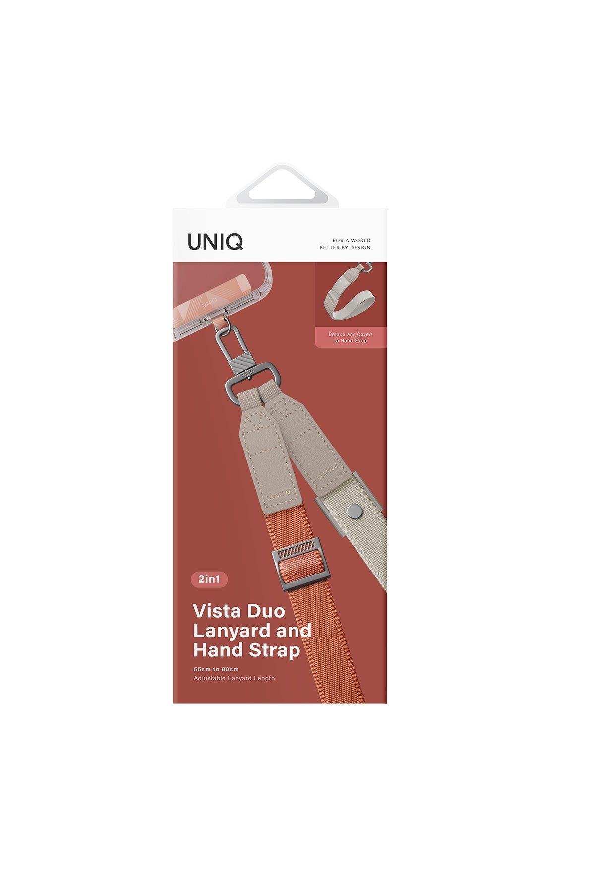 UNIQ BİLEKLİK & BOYUN ASKISIUNIQUNQ50Uniq Vista Duo 2in1 Bileklik Boyun Askısı - Turuncu
