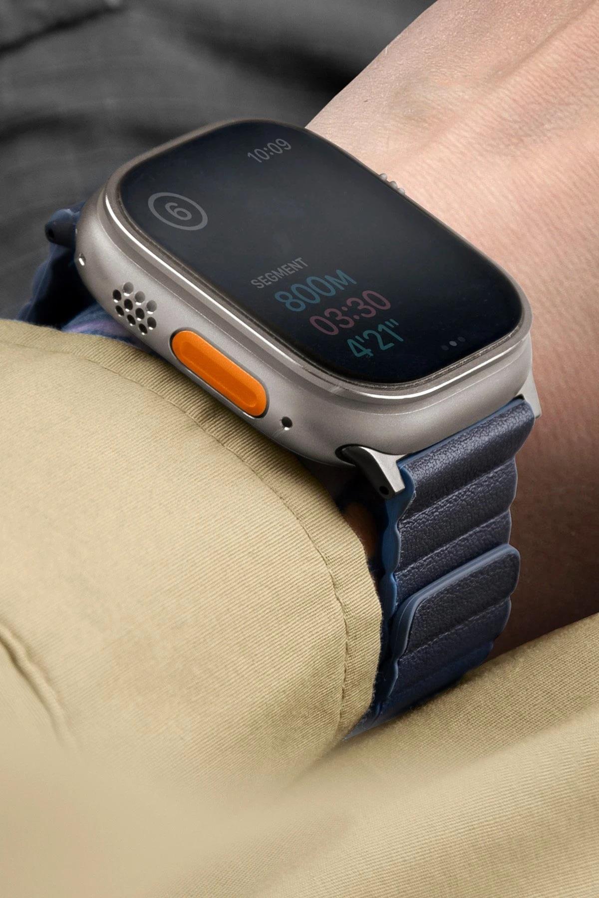 UNIQ KORDONLARUNIQUNQ37Uniq Watch 38mm/40mm/41mm Revix Premium Reversible Manyetik Kordon - Pembe-Beyaz