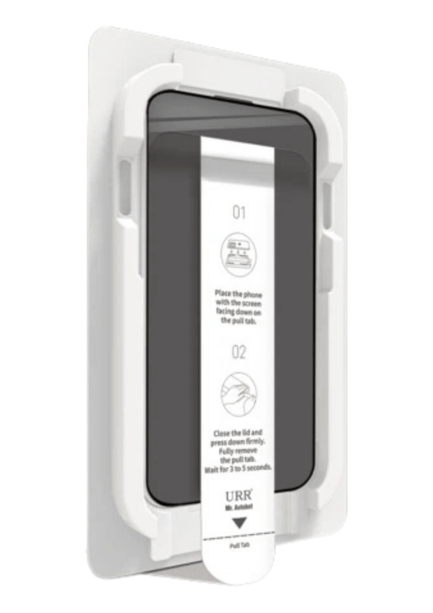 Ekran KoruyucuURREKRNKRYC01URR iPhone 17 Pro Aligner+ Hayalet Cam Ekran Koruyucu – Siyah Gizli Görüş Koruma