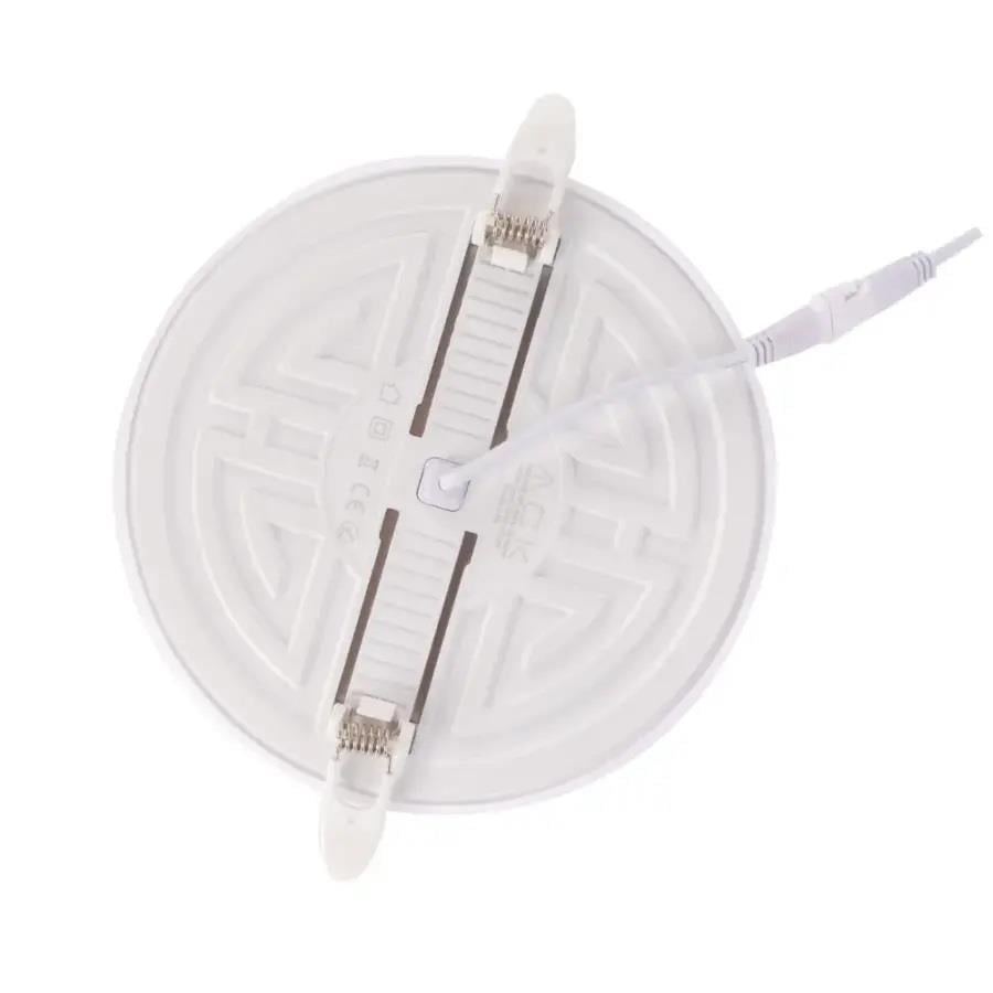 ACK AP10-01800 18W Yuvarlak Led Spot Panel Armatür Çerçevesiz Ayarlanabilir 3000K Günışığı
